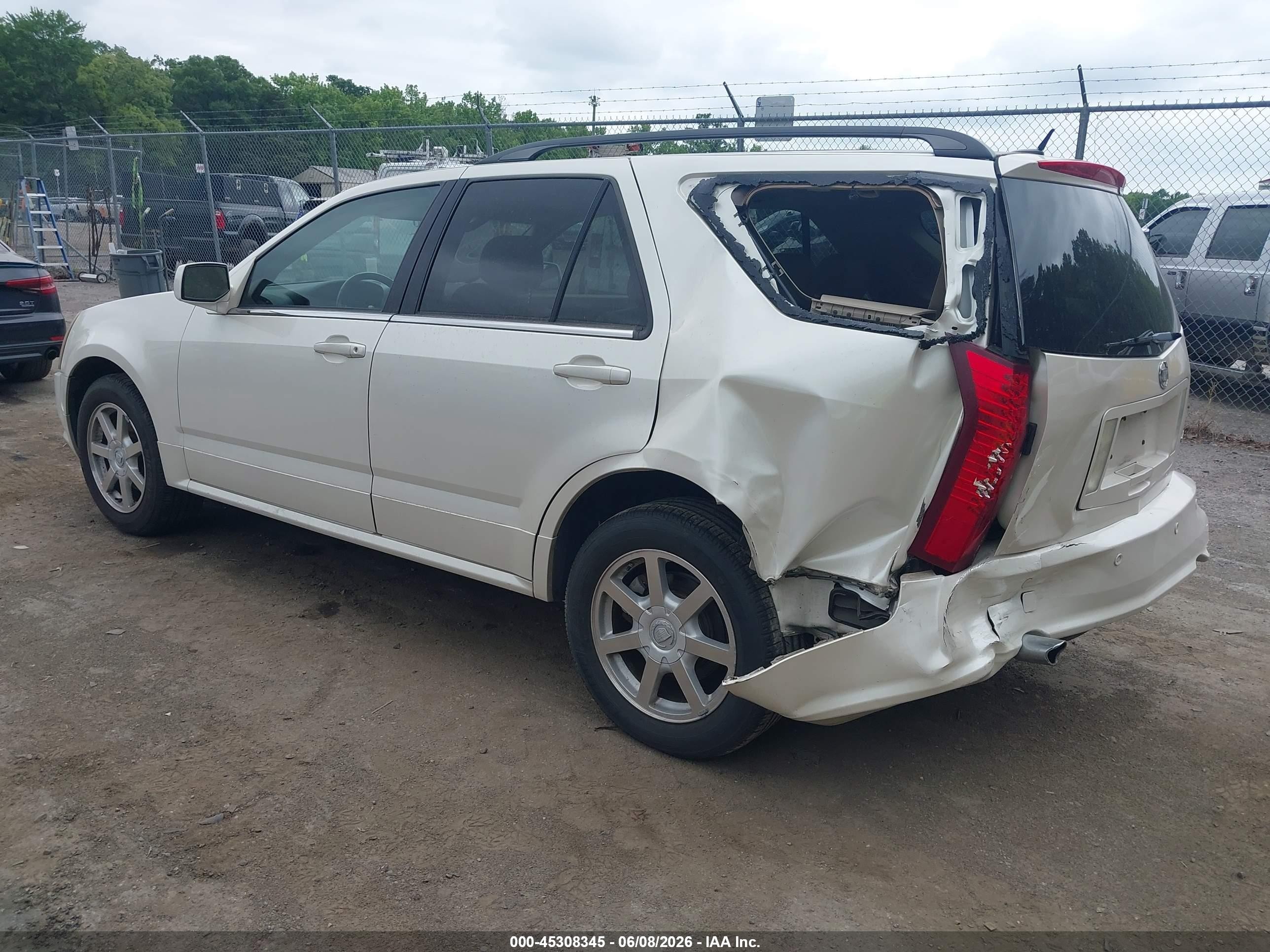 2005 Cadillac Srx V6 White vin: 1GYEE637250194857