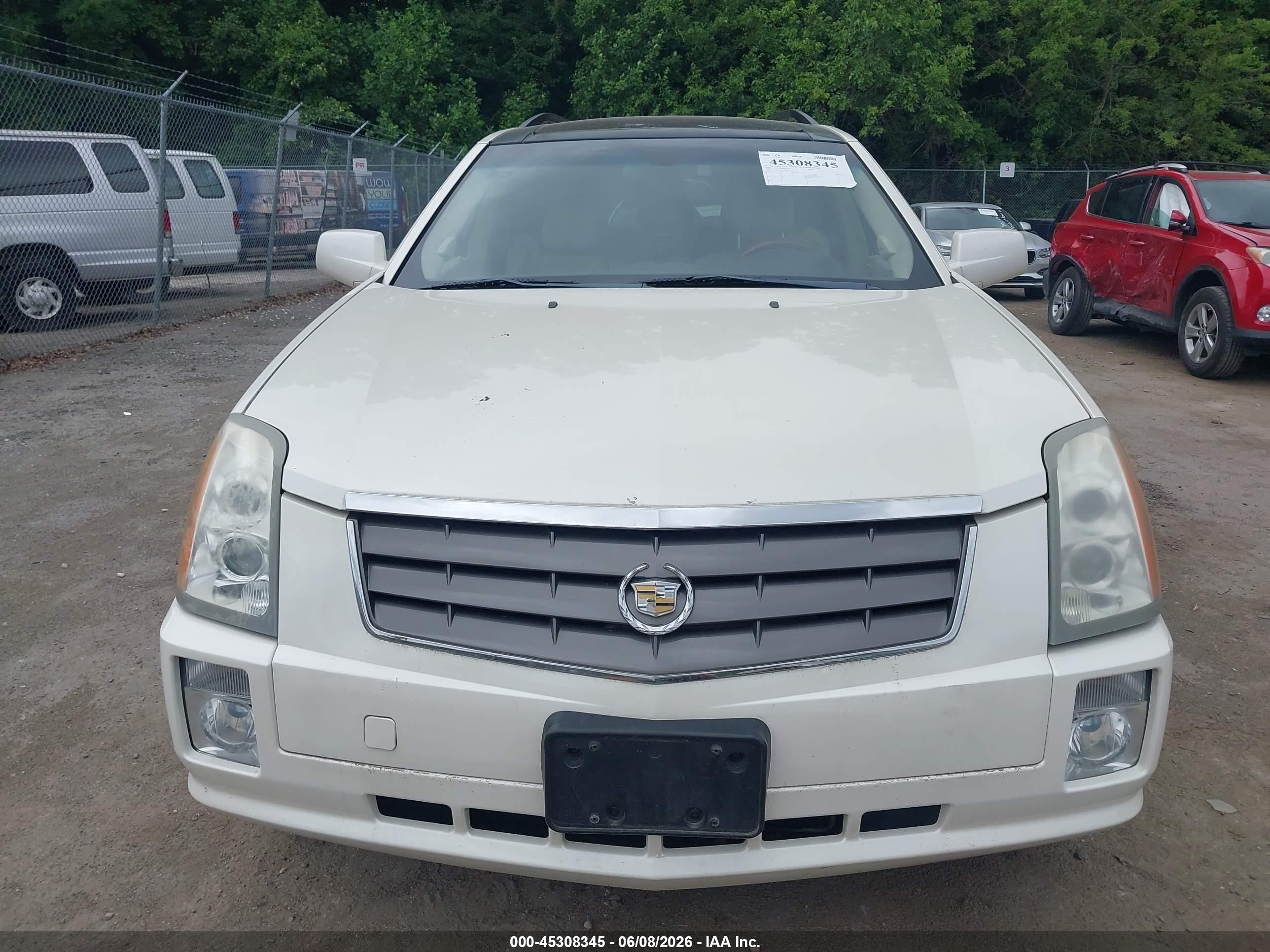 2005 Cadillac Srx V6 White vin: 1GYEE637250194857