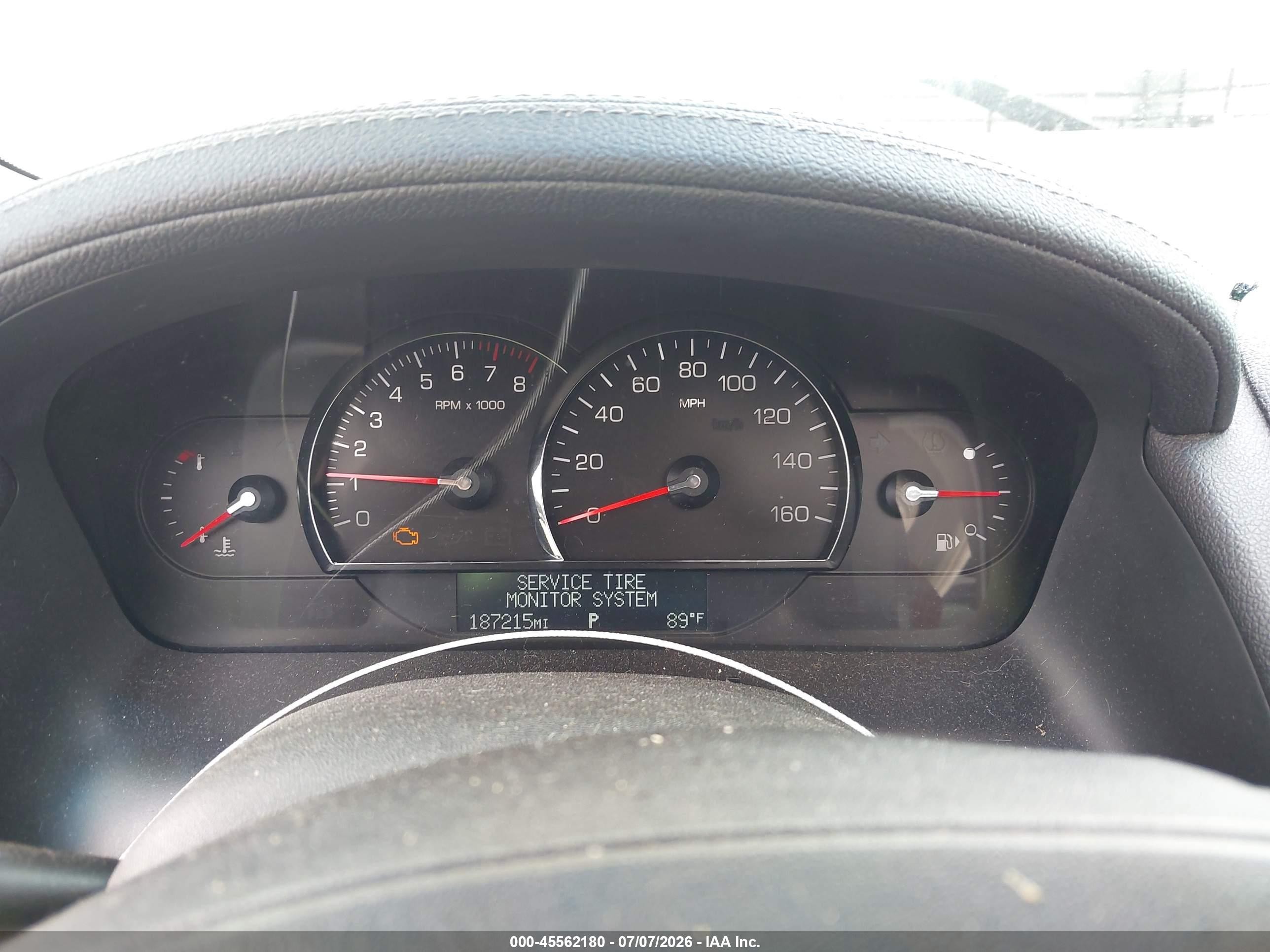 2007 Cadillac Srx V6 White vin: 1GYEE637270125198
