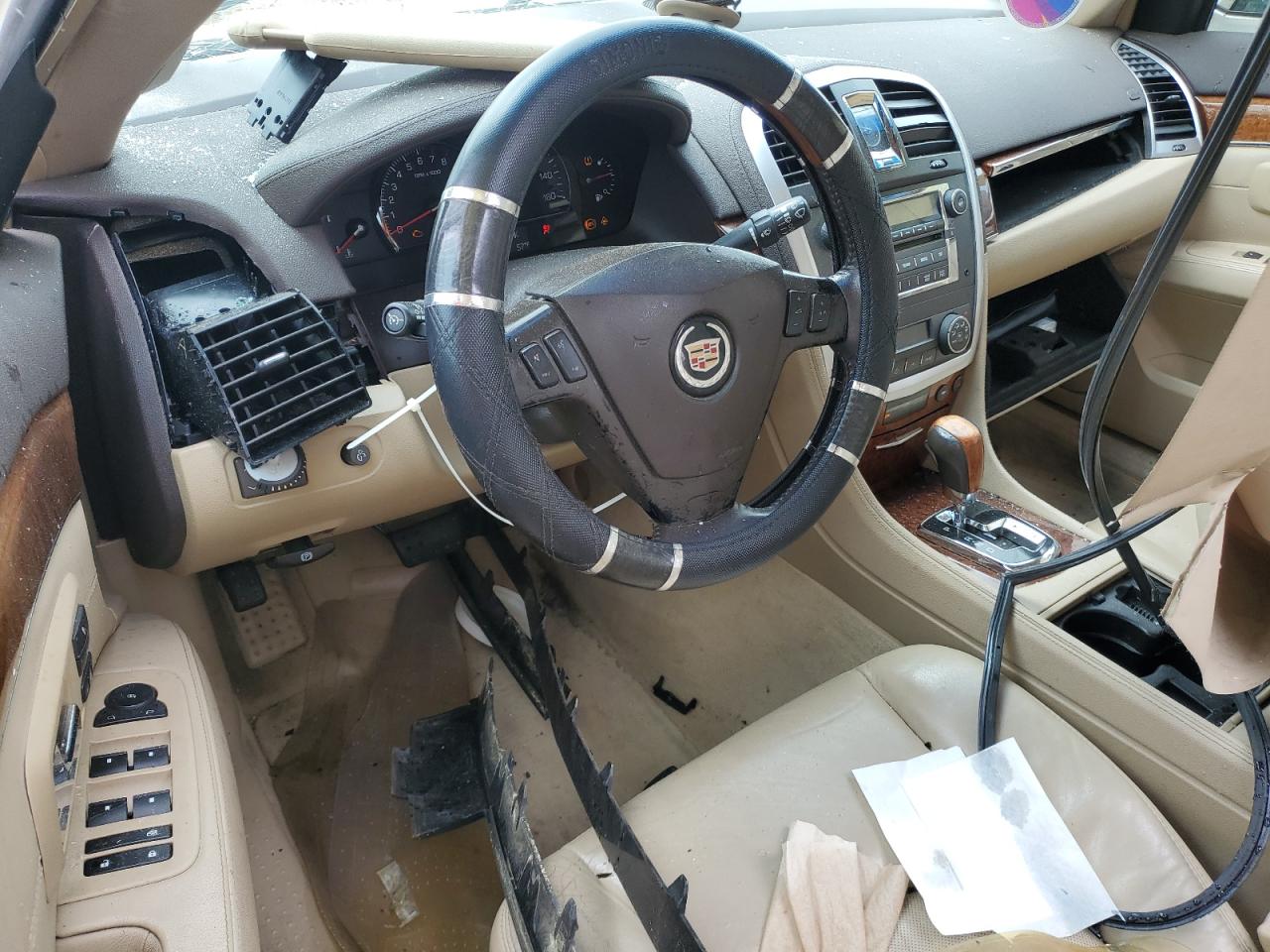 2007 Cadillac Srx Beige vin: 1GYEE637270134063