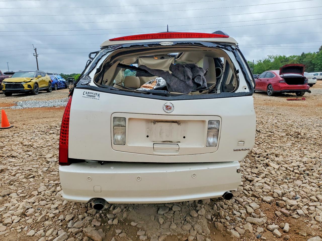 2007 Cadillac Srx Beige vin: 1GYEE637270134063