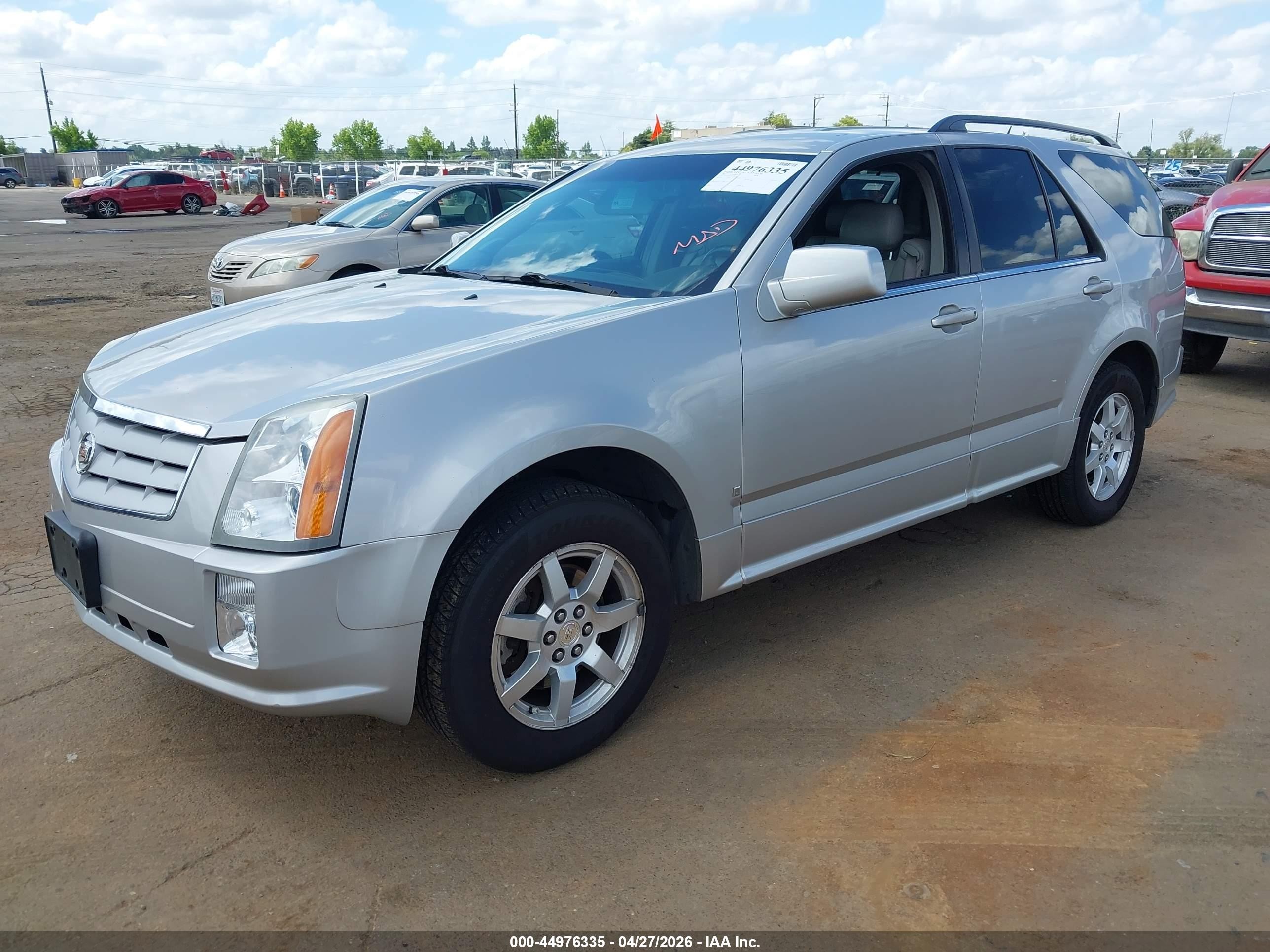 2007 Cadillac Srx V6 Gray vin: 1GYEE637270144253