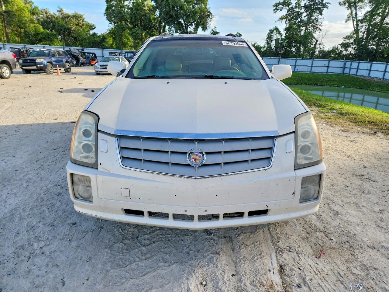 2006 Cadillac Srx White vin: 1GYEE637360196408