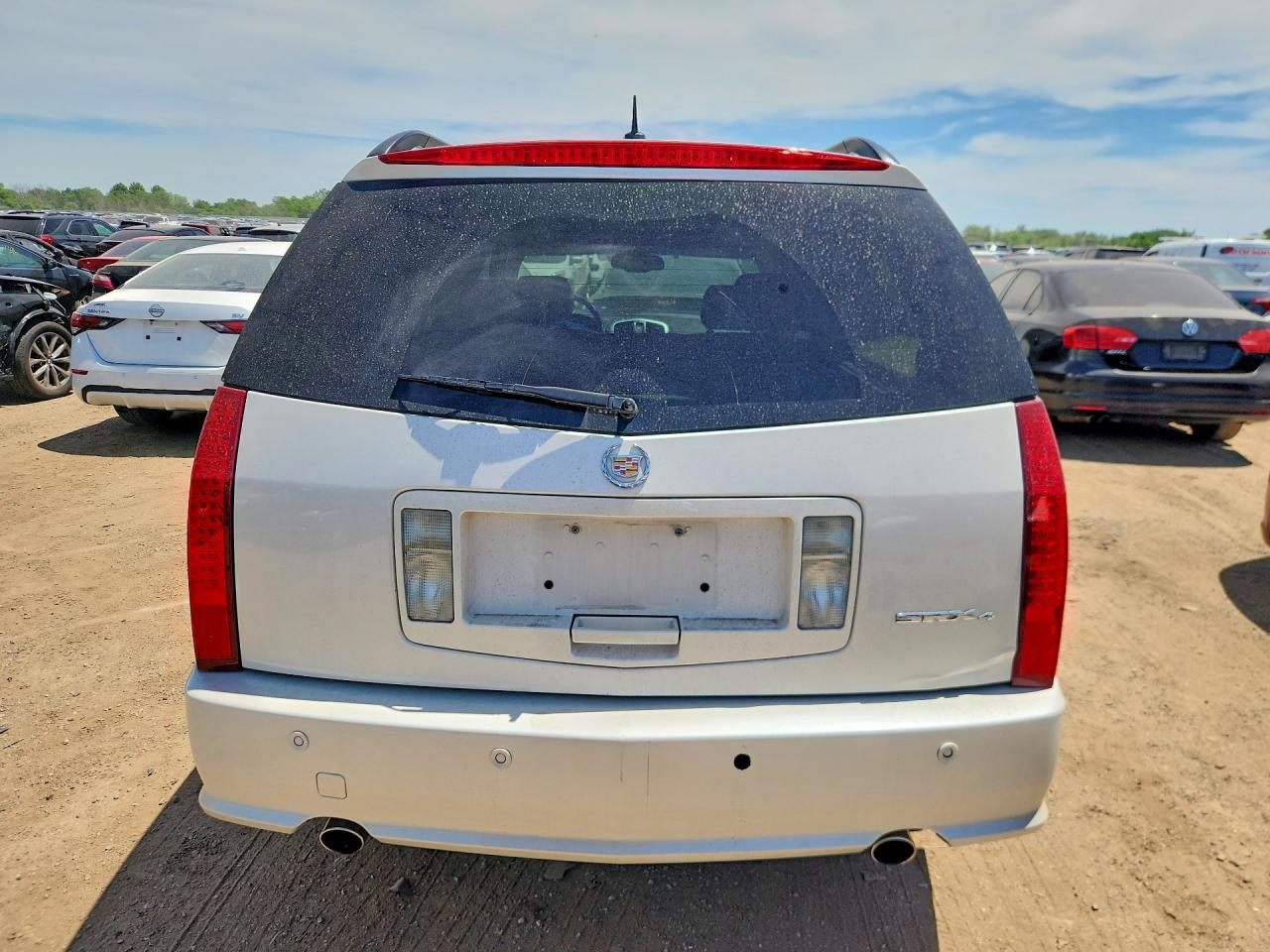 2007 Cadillac Srx White vin: 1GYEE637370136906