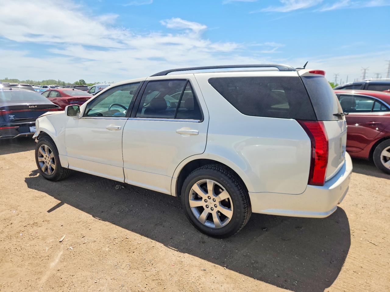 2007 Cadillac Srx White vin: 1GYEE637370136906