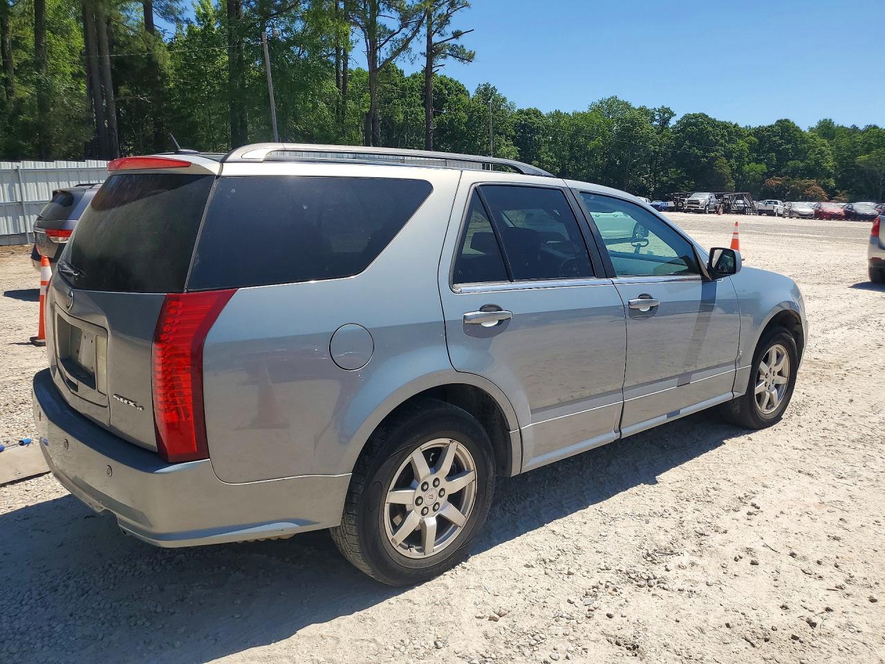 2008 Cadillac Srx Blue vin: 1GYEE637380121534