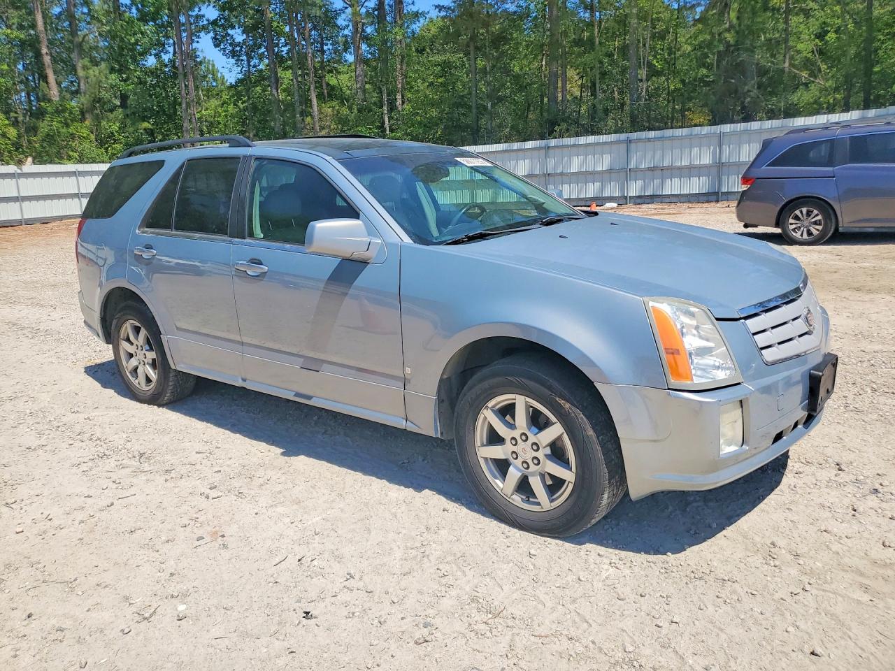 2008 Cadillac Srx Blue vin: 1GYEE637380121534