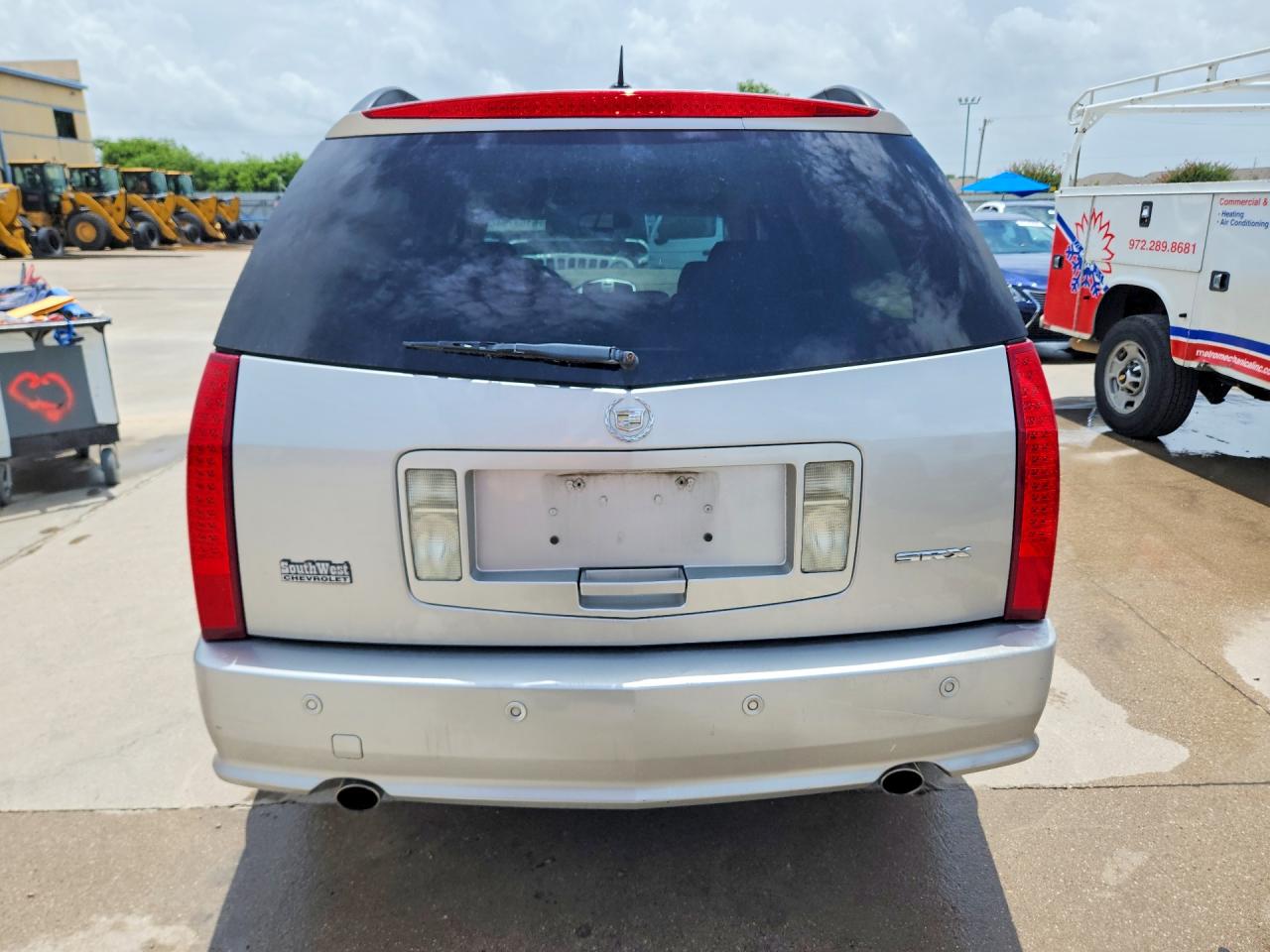 2008 Cadillac Srx Silver vin: 1GYEE637380149608