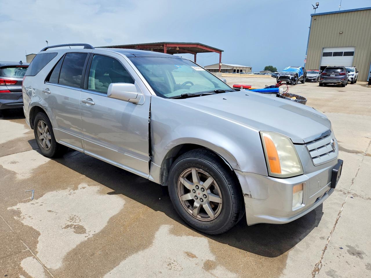 2008 Cadillac Srx Silver vin: 1GYEE637380149608