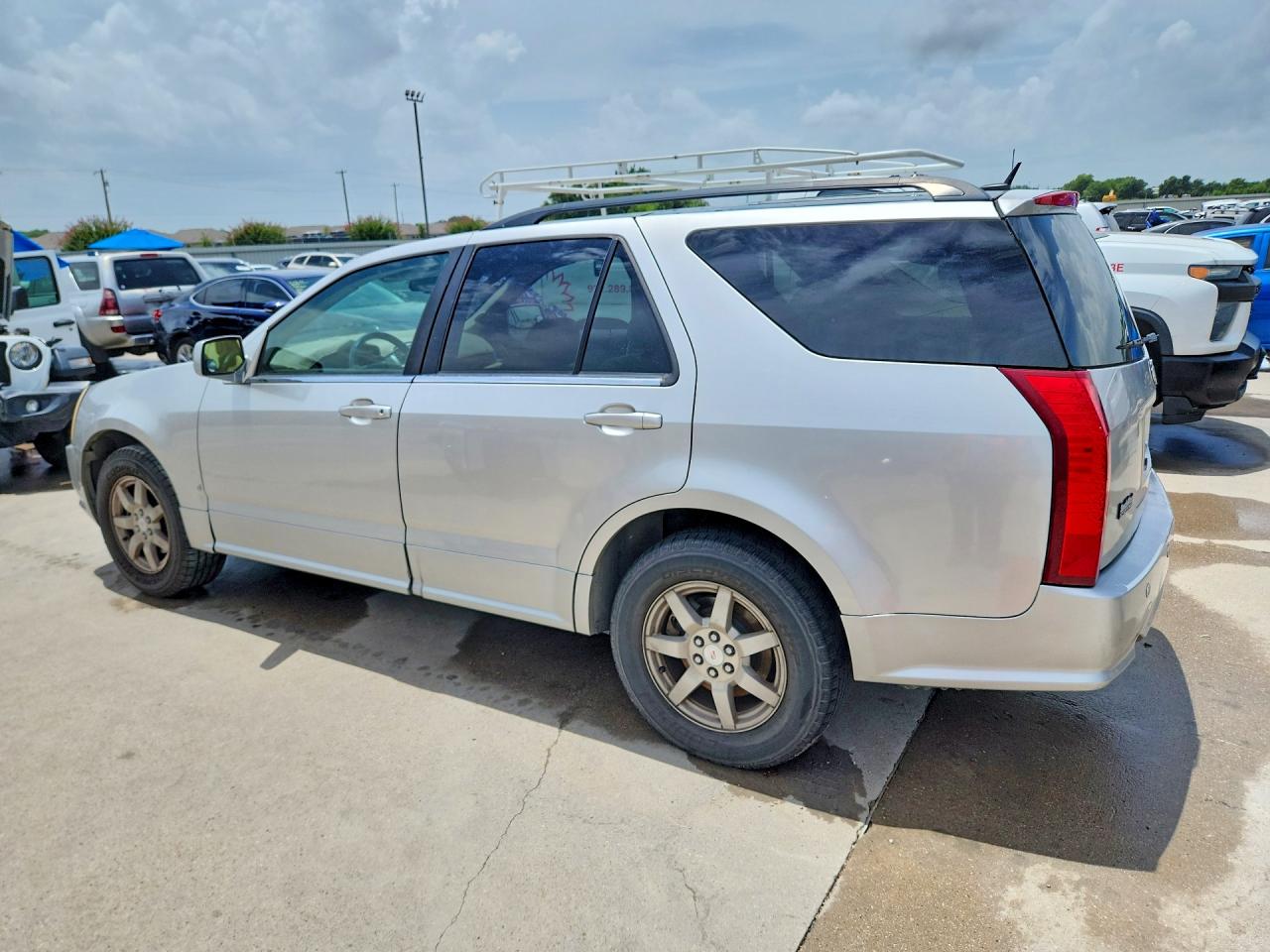 2008 Cadillac Srx Silver vin: 1GYEE637380149608