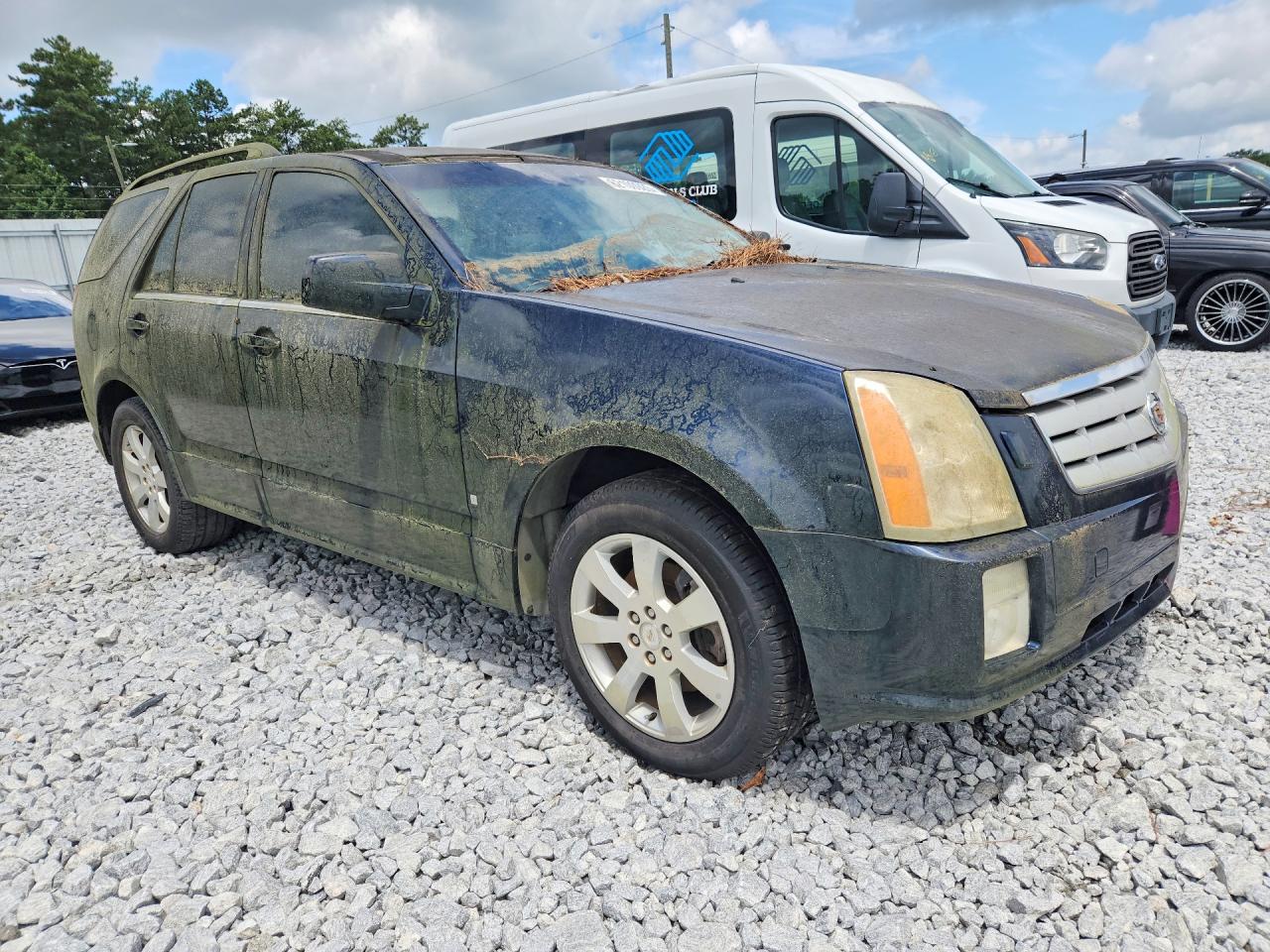 2007 Cadillac Srx Blue vin: 1GYEE637470145100
