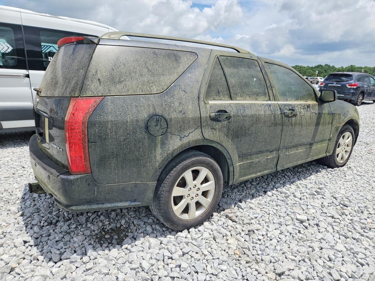 2007 Cadillac Srx Blue vin: 1GYEE637470145100