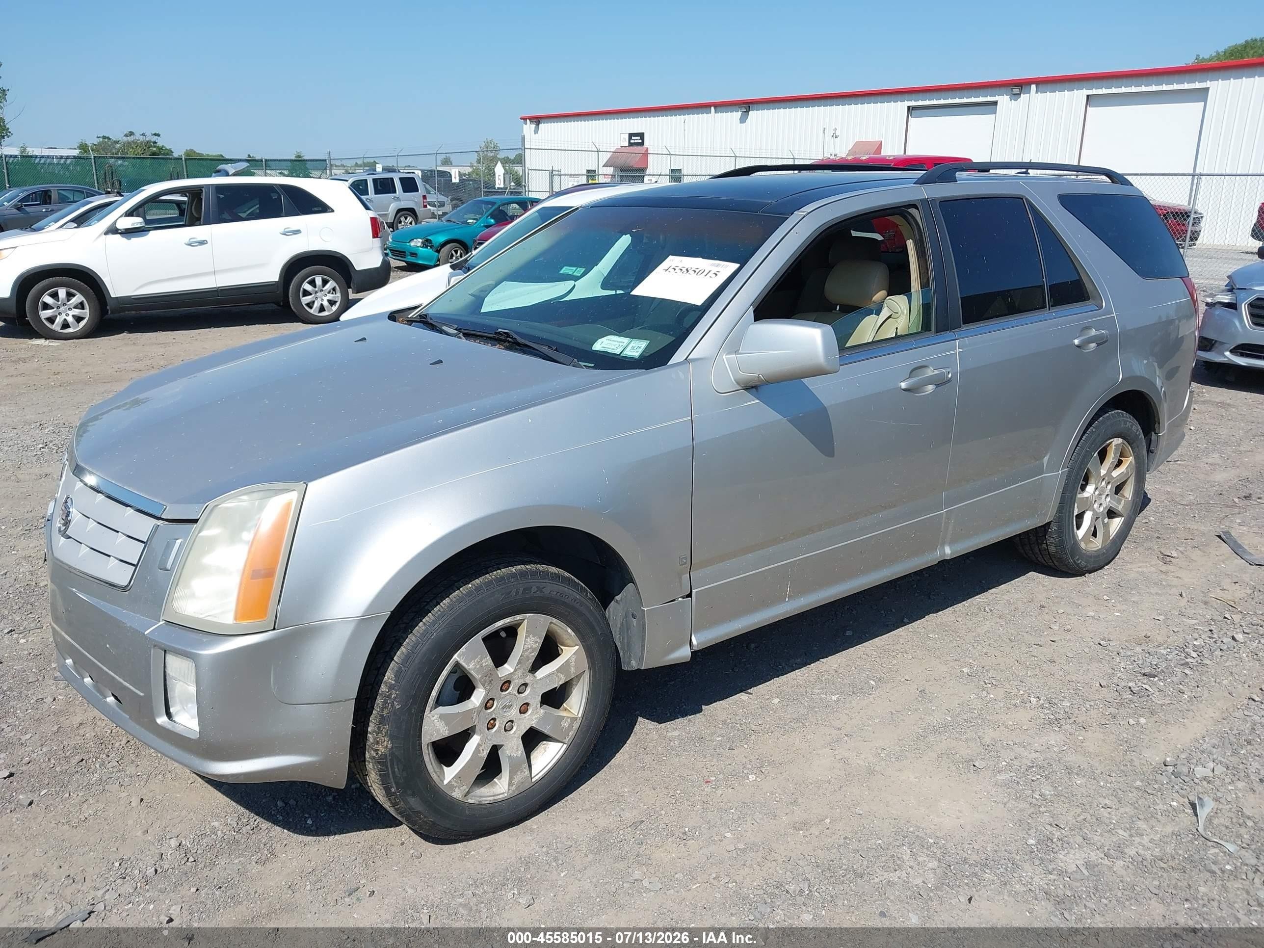 2007 Cadillac Srx V6 Серебряный vin: 1GYEE637470155450