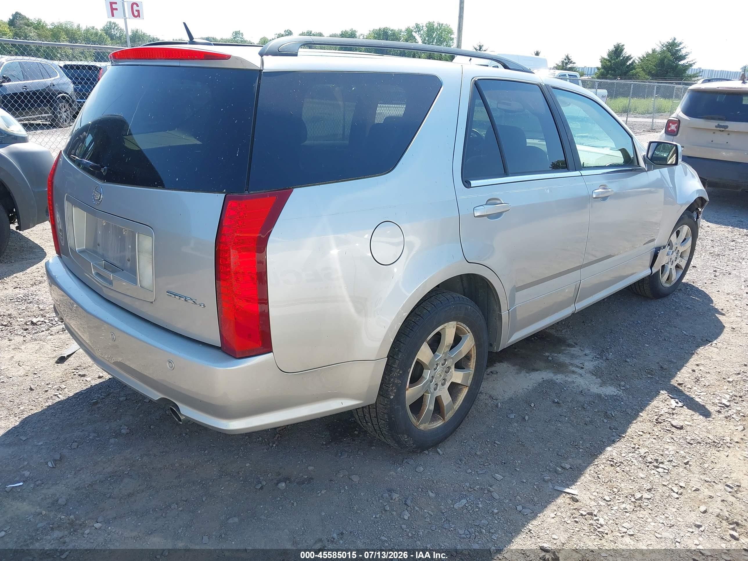 2007 Cadillac Srx V6 Серебряный vin: 1GYEE637470155450
