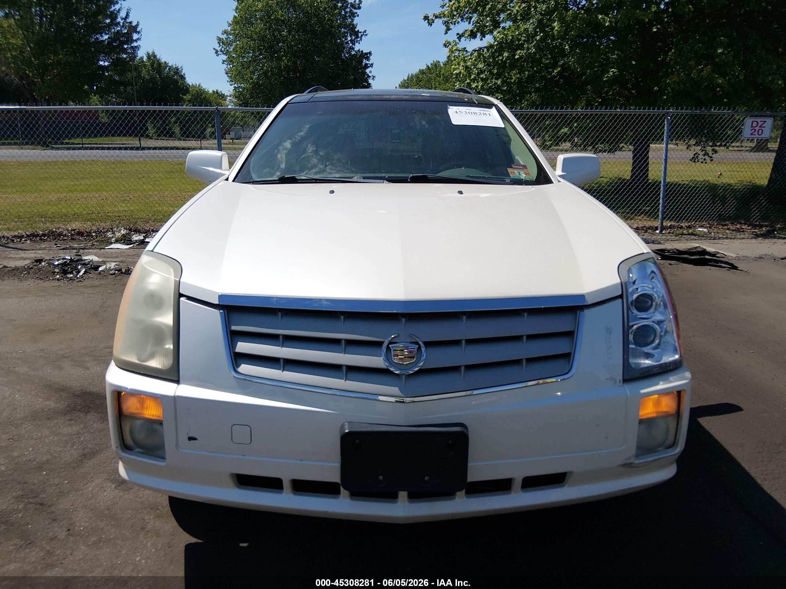 2007 Cadillac Srx V6 Белый vin: 1GYEE637470186536
