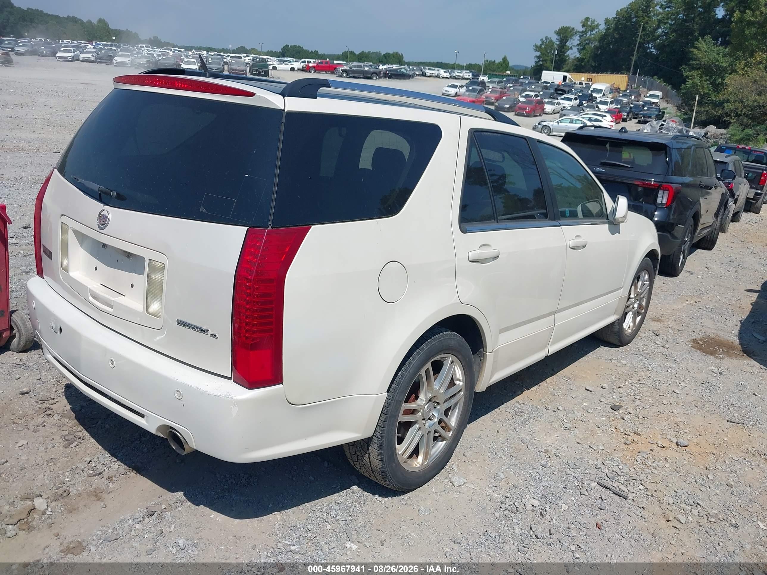 2008 Cadillac Srx V6 Белый vin: 1GYEE637480122126