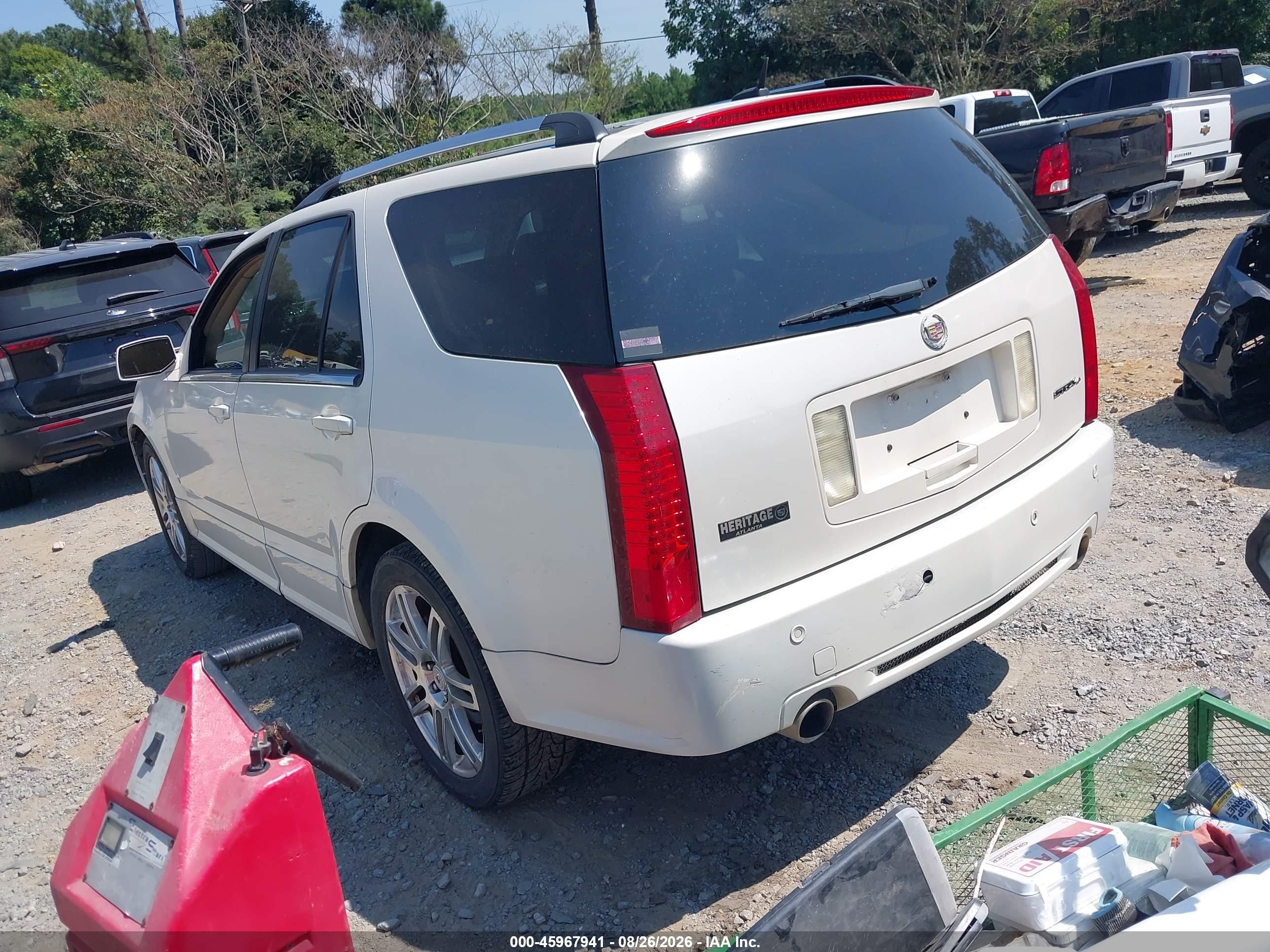 2008 Cadillac Srx V6 Белый vin: 1GYEE637480122126