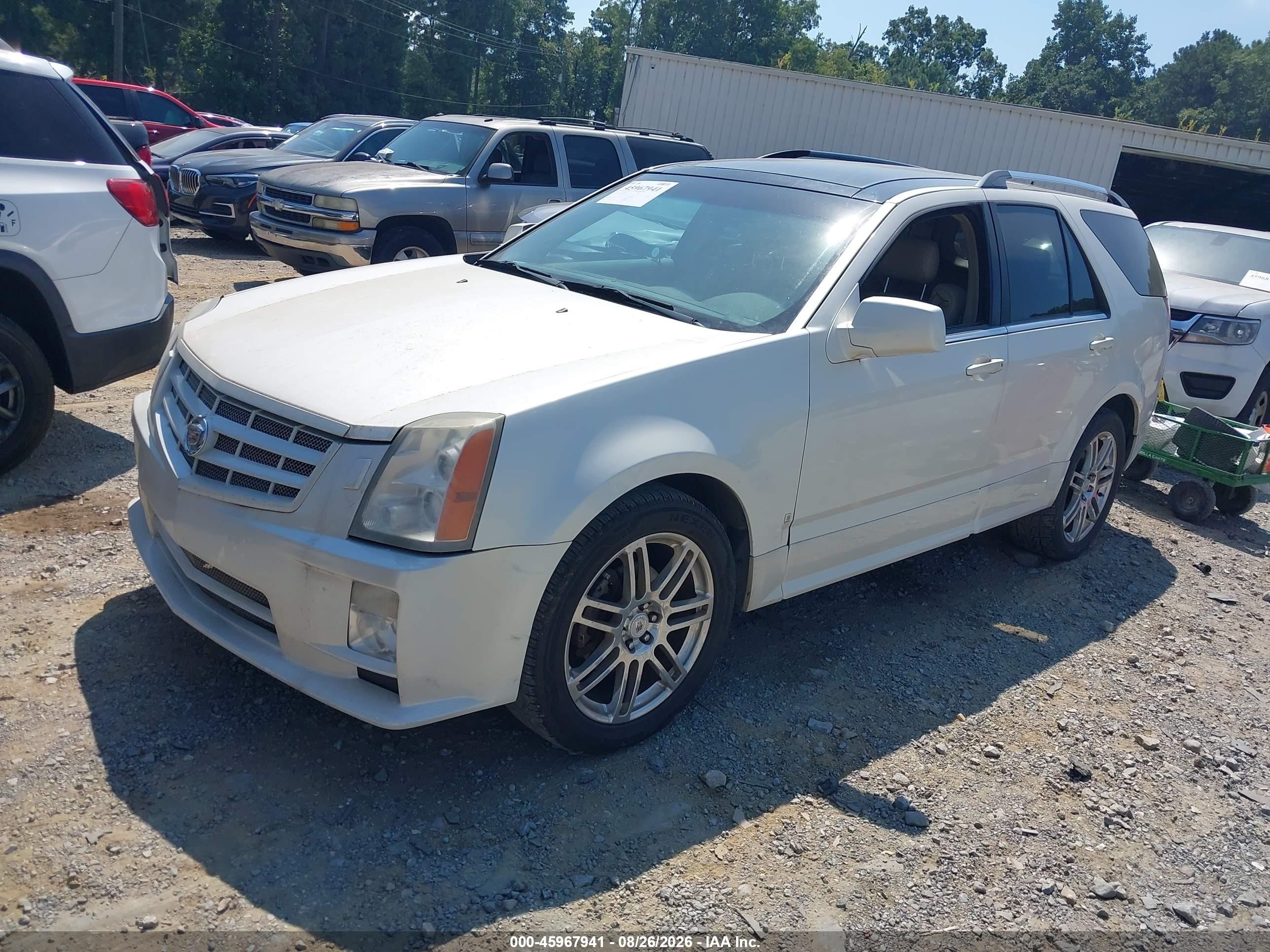 2008 Cadillac Srx V6 Белый vin: 1GYEE637480122126