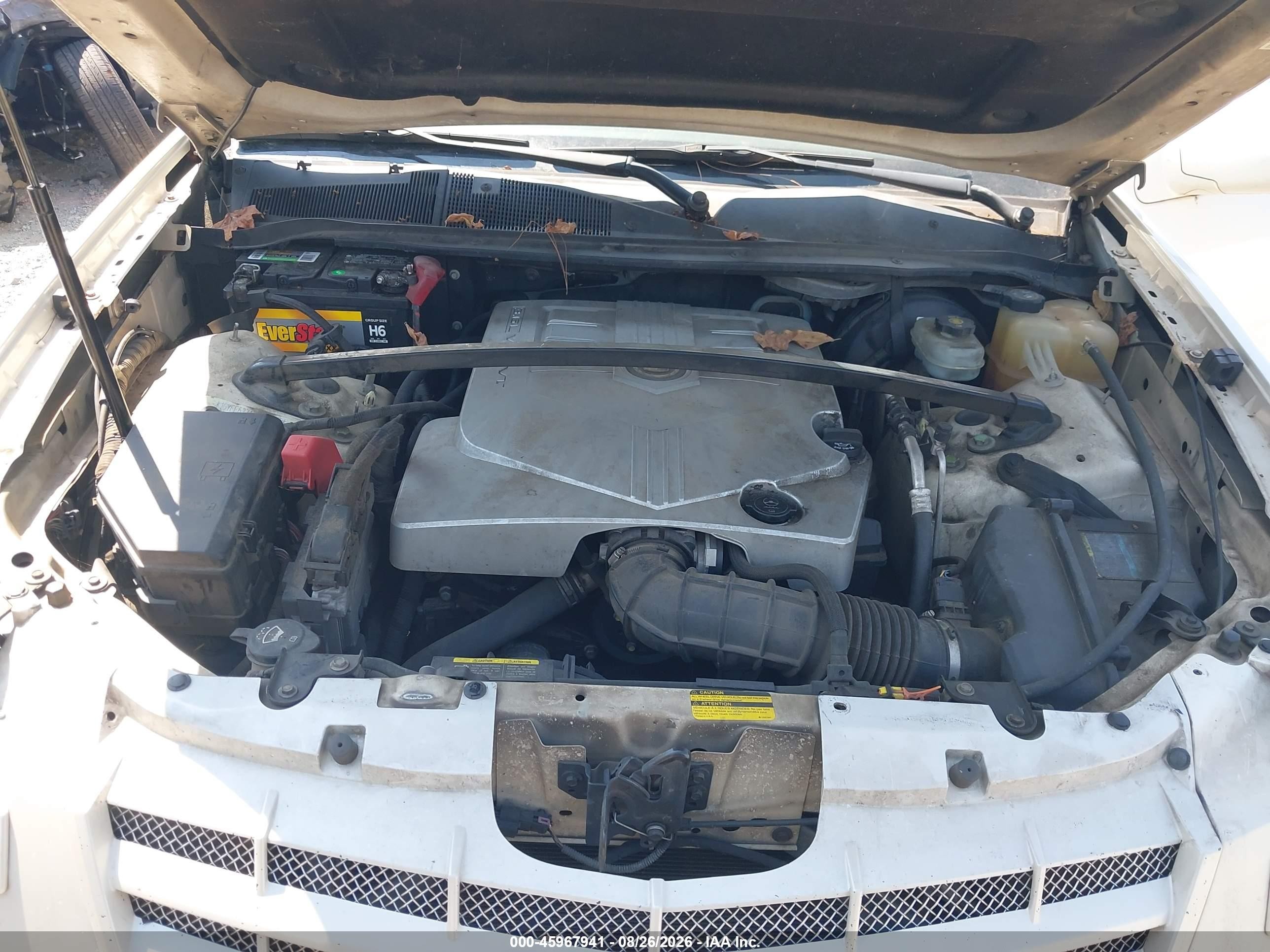 2008 Cadillac Srx V6 Белый vin: 1GYEE637480122126