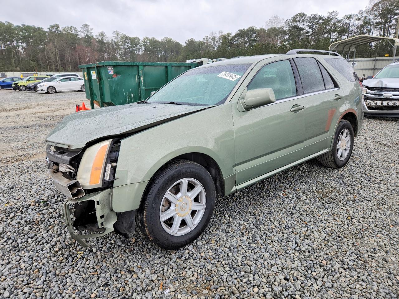2004 Cadillac Srx Green vin: 1GYEE637540188503