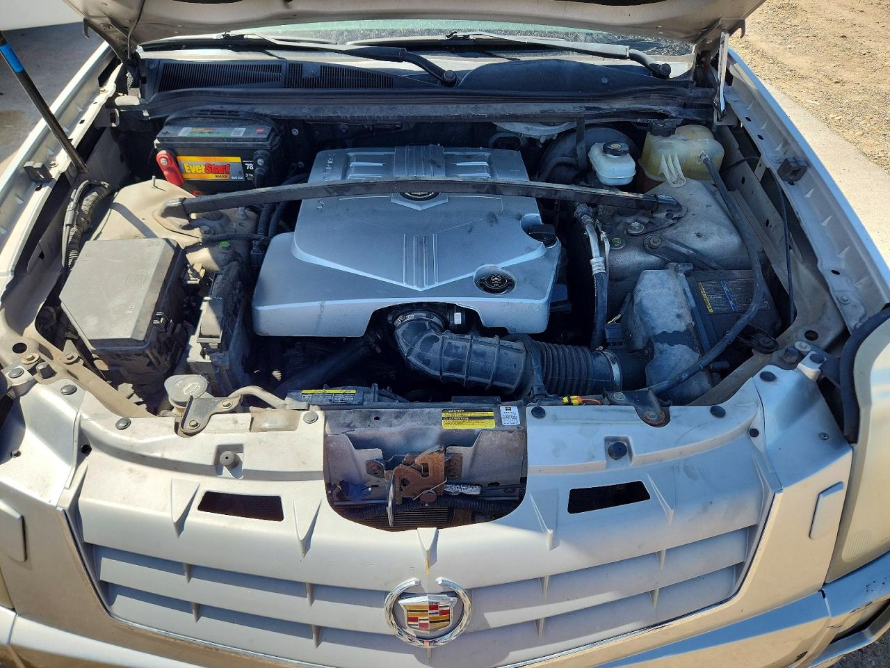 2007 Cadillac Srx Silver vin: 1GYEE637570132775