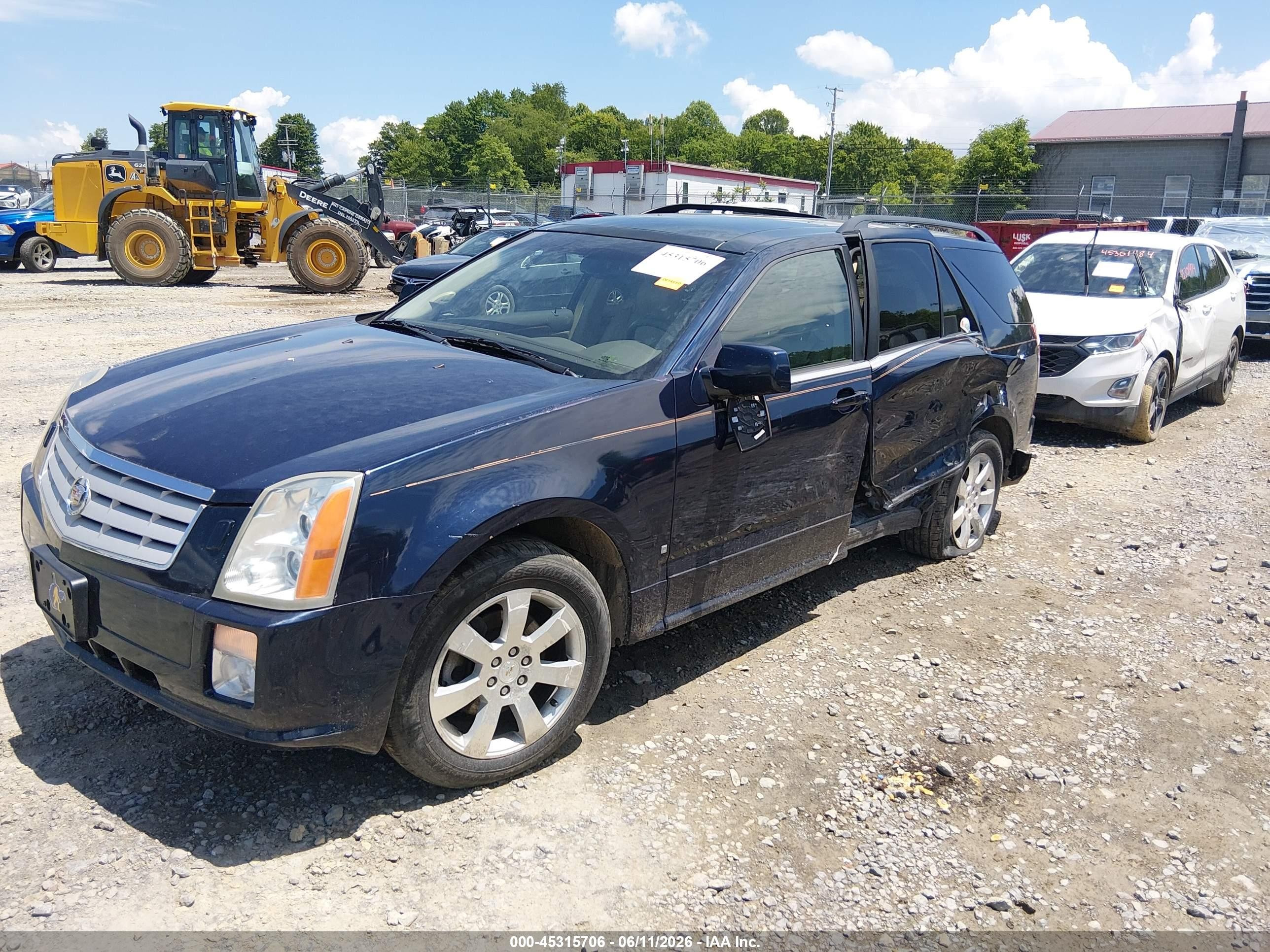 2007 Cadillac Srx V6 Blue vin: 1GYEE637570166571