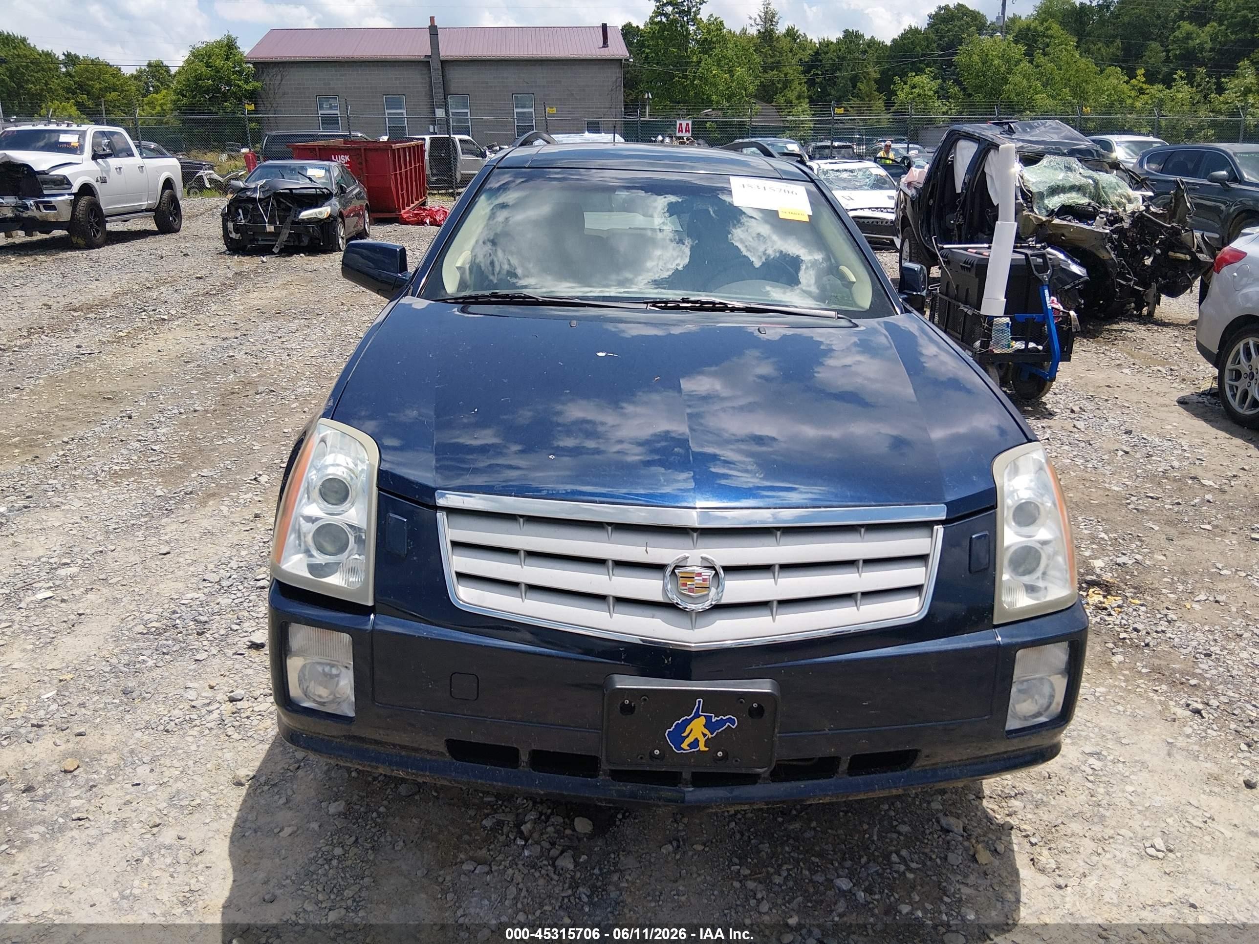 2007 Cadillac Srx V6 Blue vin: 1GYEE637570166571