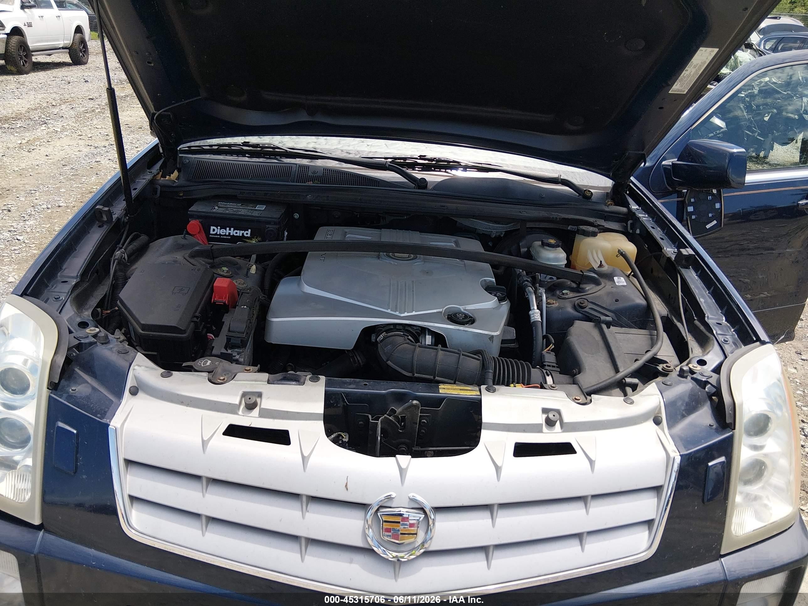 2007 Cadillac Srx V6 Blue vin: 1GYEE637570166571
