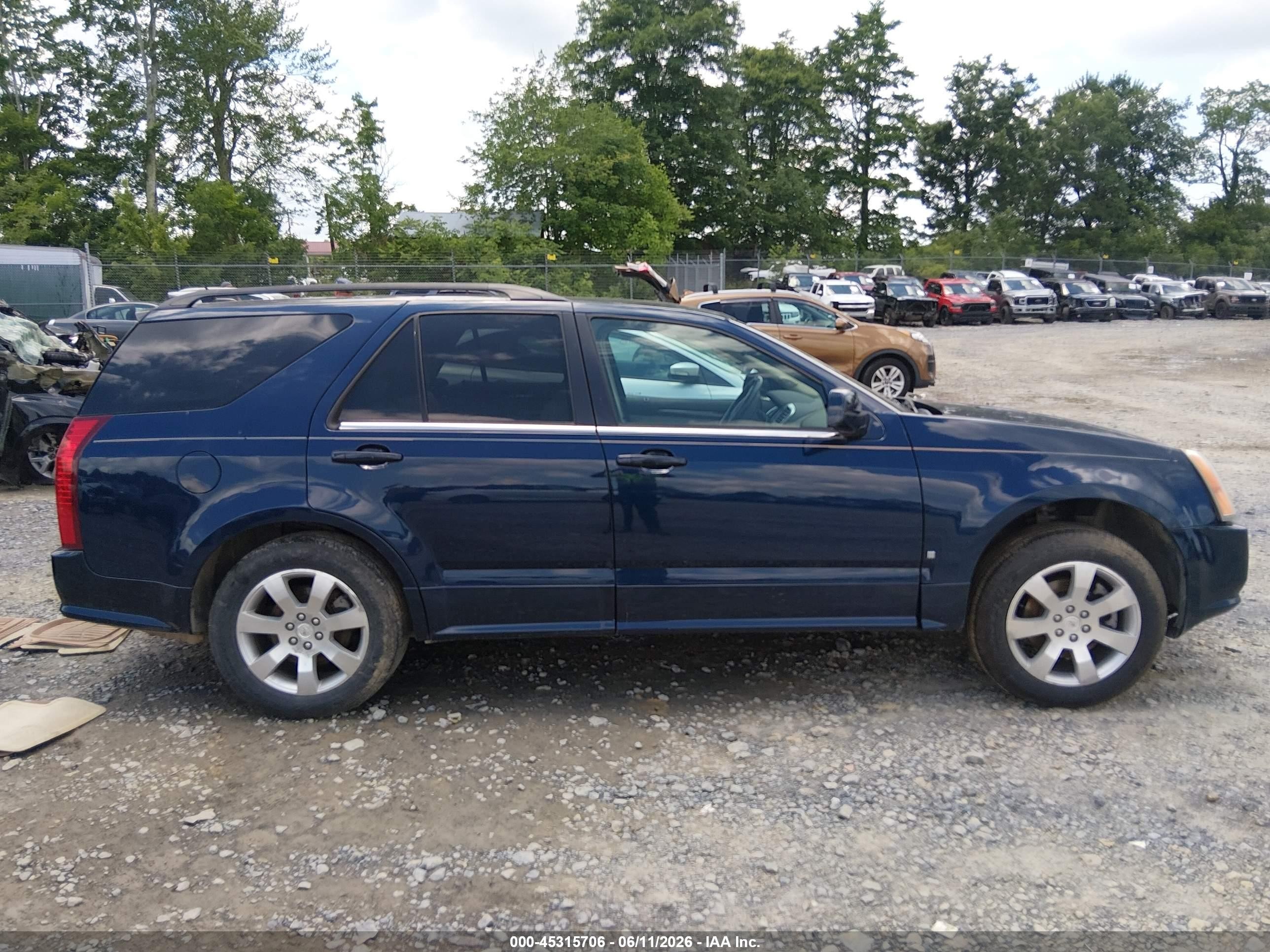 2007 Cadillac Srx V6 Blue vin: 1GYEE637570166571