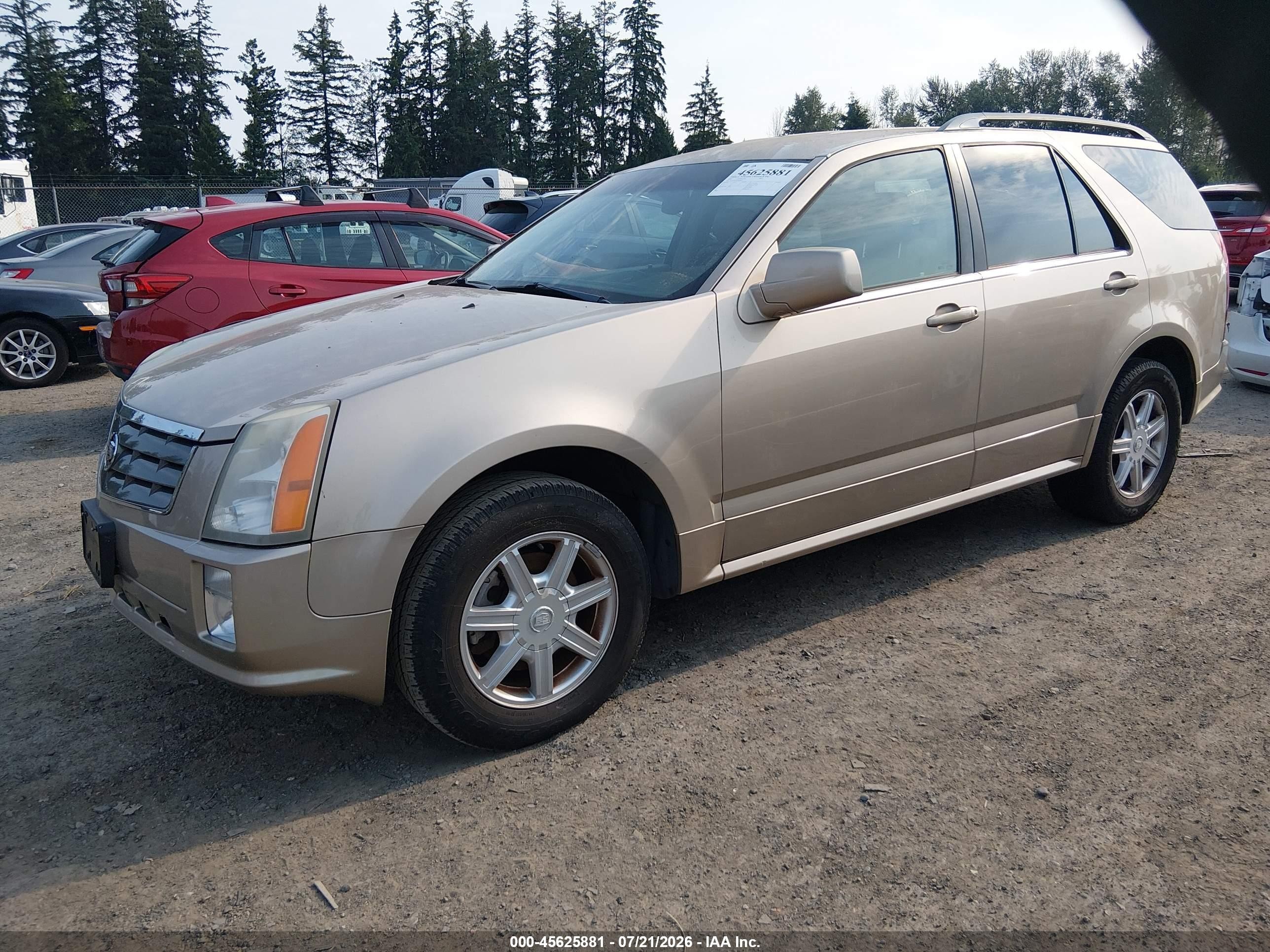 2005 Cadillac Srx V6 Gold vin: 1GYEE637650148447