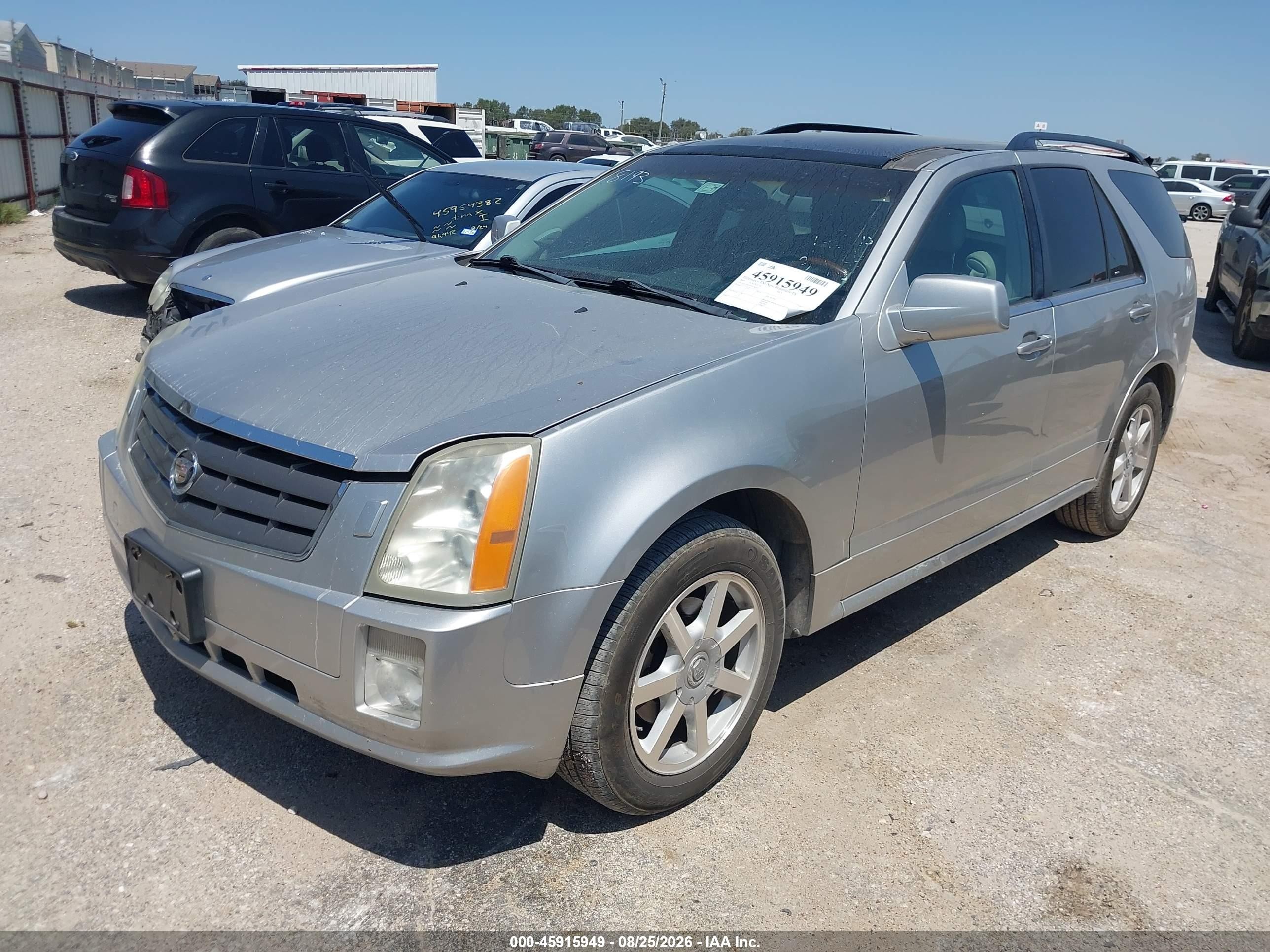 2005 Cadillac Srx V6 Silver vin: 1GYEE637650208193