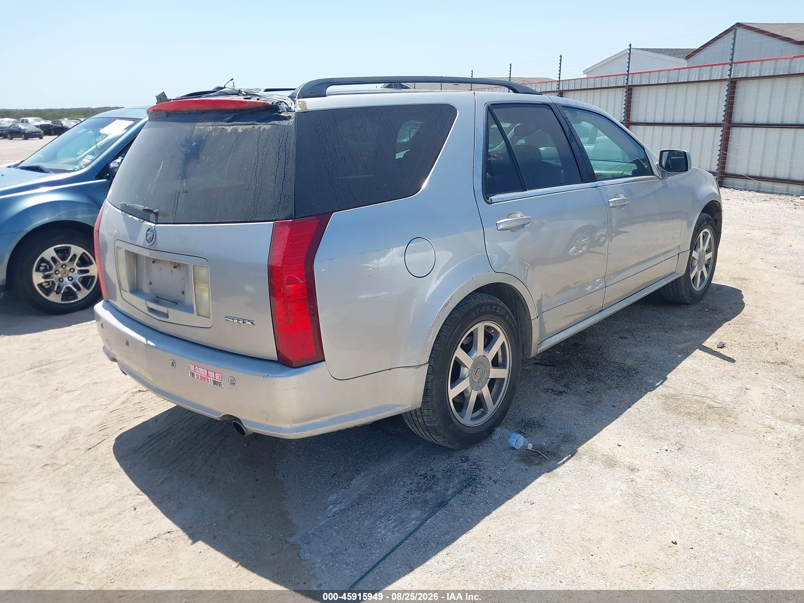 2005 Cadillac Srx V6 Silver vin: 1GYEE637650208193