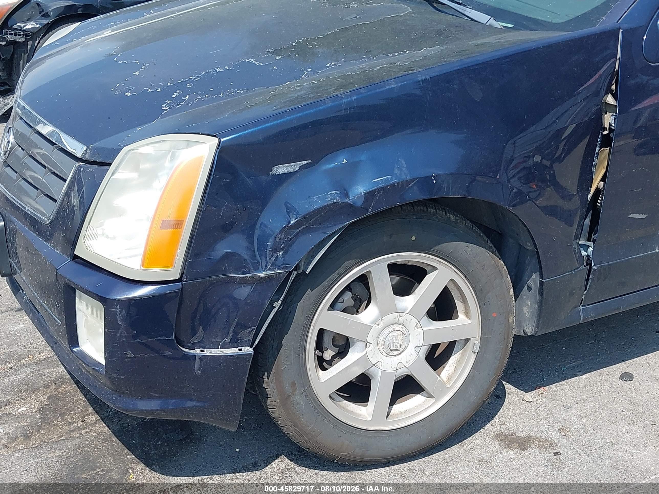 2005 Cadillac Srx V6 Dark Blue vin: 1GYEE637650212504
