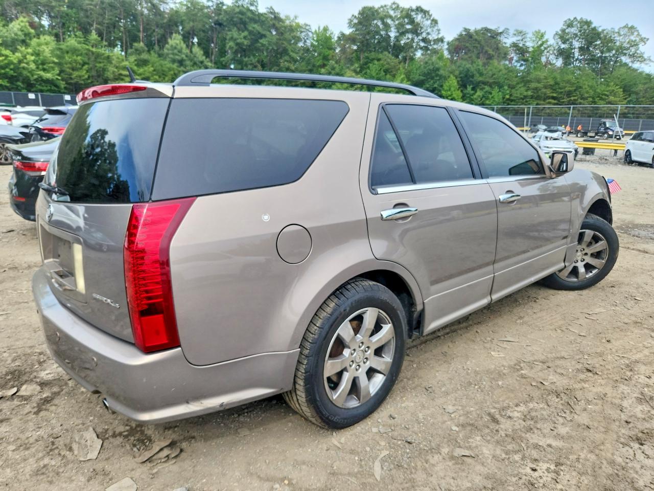 2007 Cadillac Srx Tan vin: 1GYEE637670148354