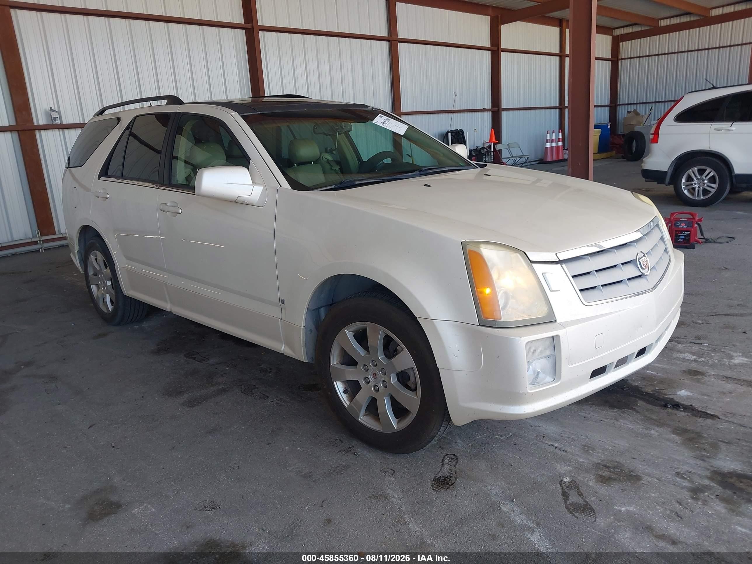 2007 Cadillac Srx V6 White vin: 1GYEE637670183105