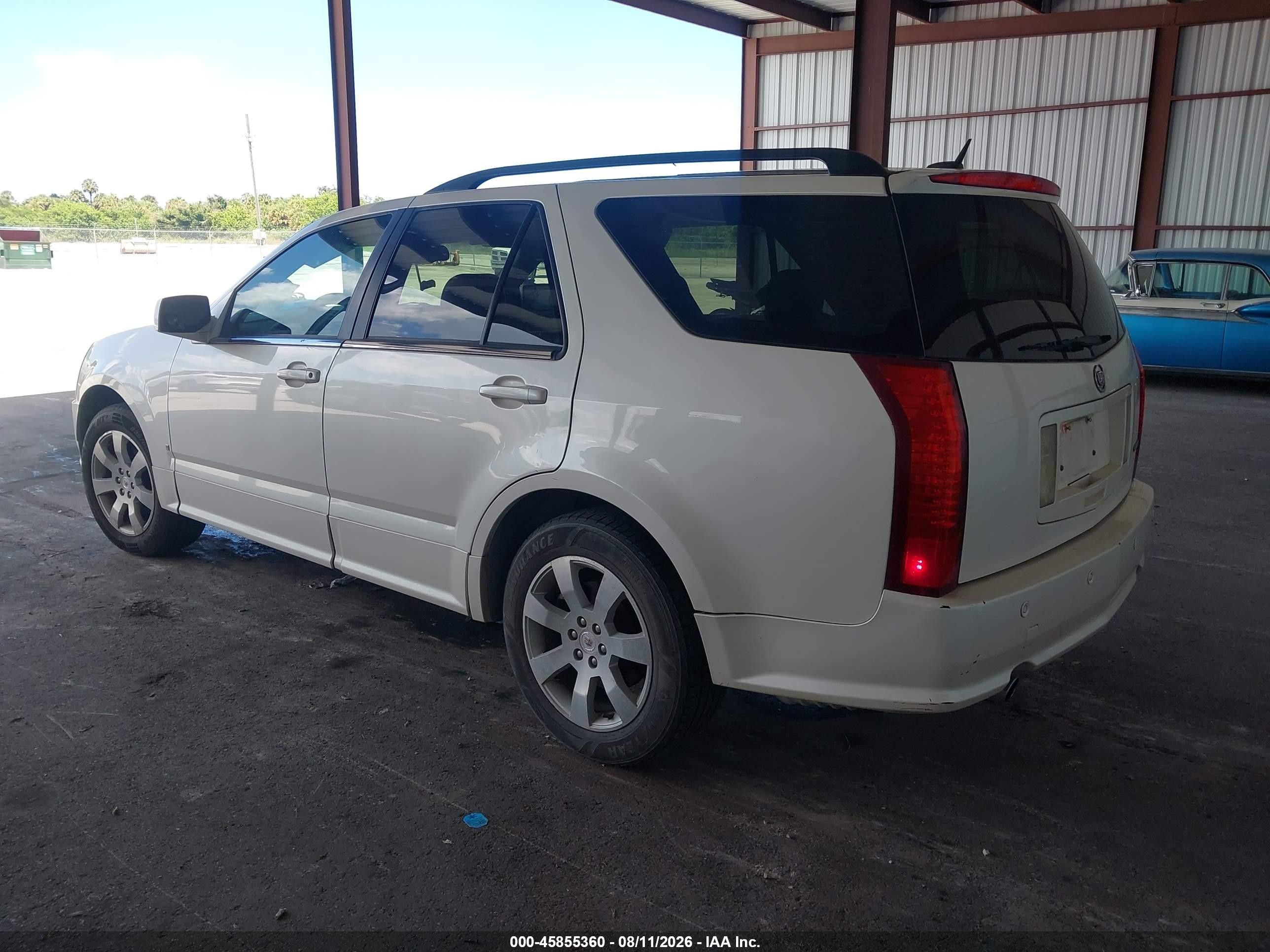 2007 Cadillac Srx V6 White vin: 1GYEE637670183105