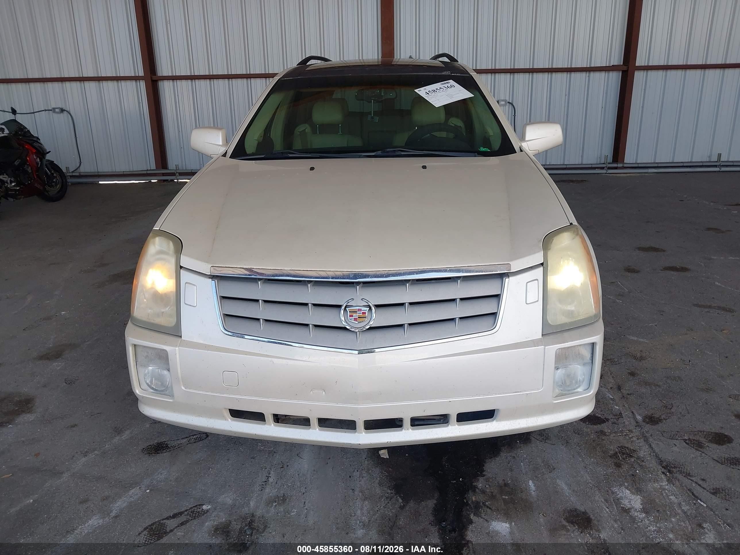 2007 Cadillac Srx V6 White vin: 1GYEE637670183105