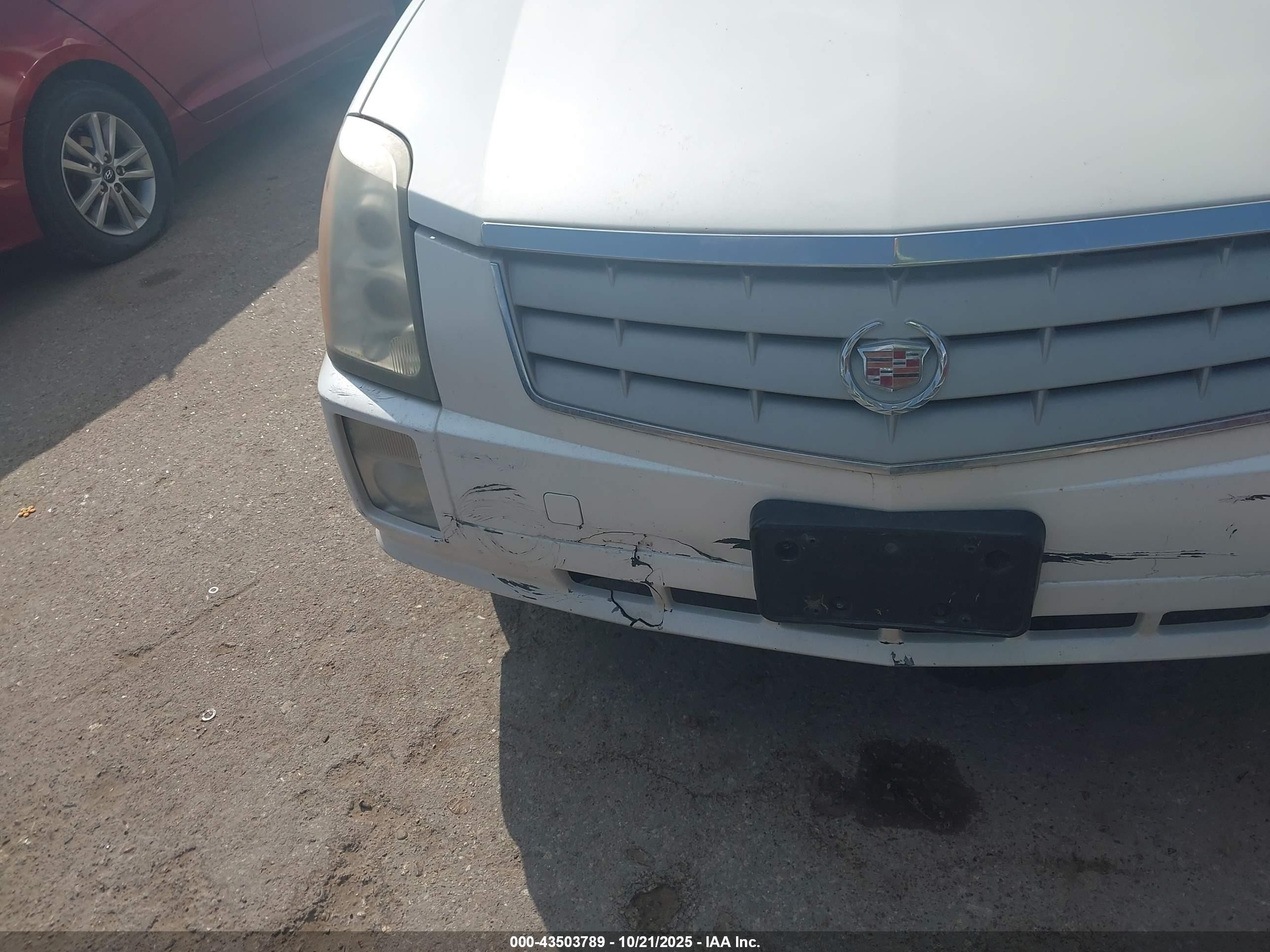 2009 Cadillac Srx V6 White vin: 1GYEE637690101442