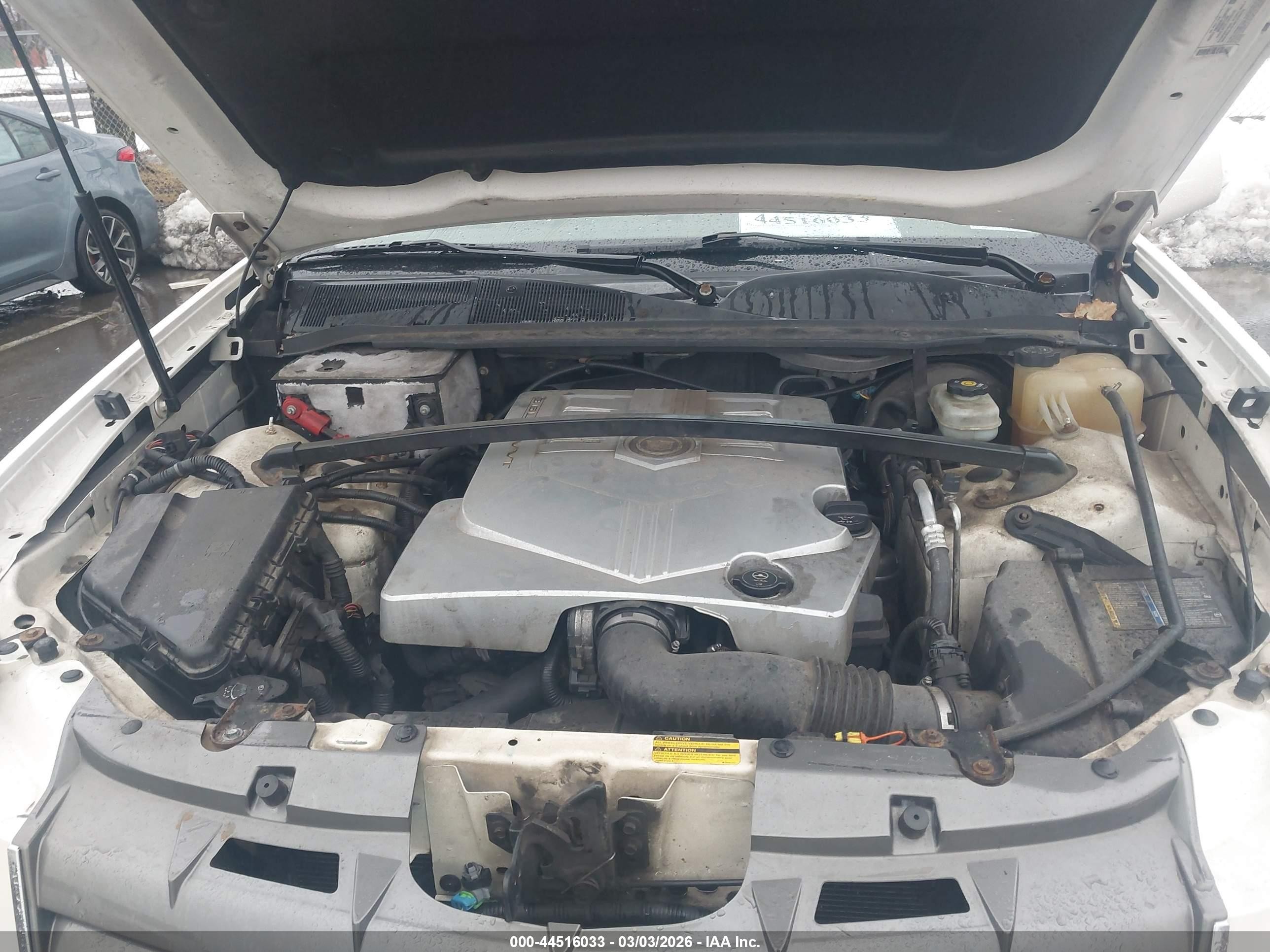 2006 Cadillac Srx V6 White vin: 1GYEE637760173701