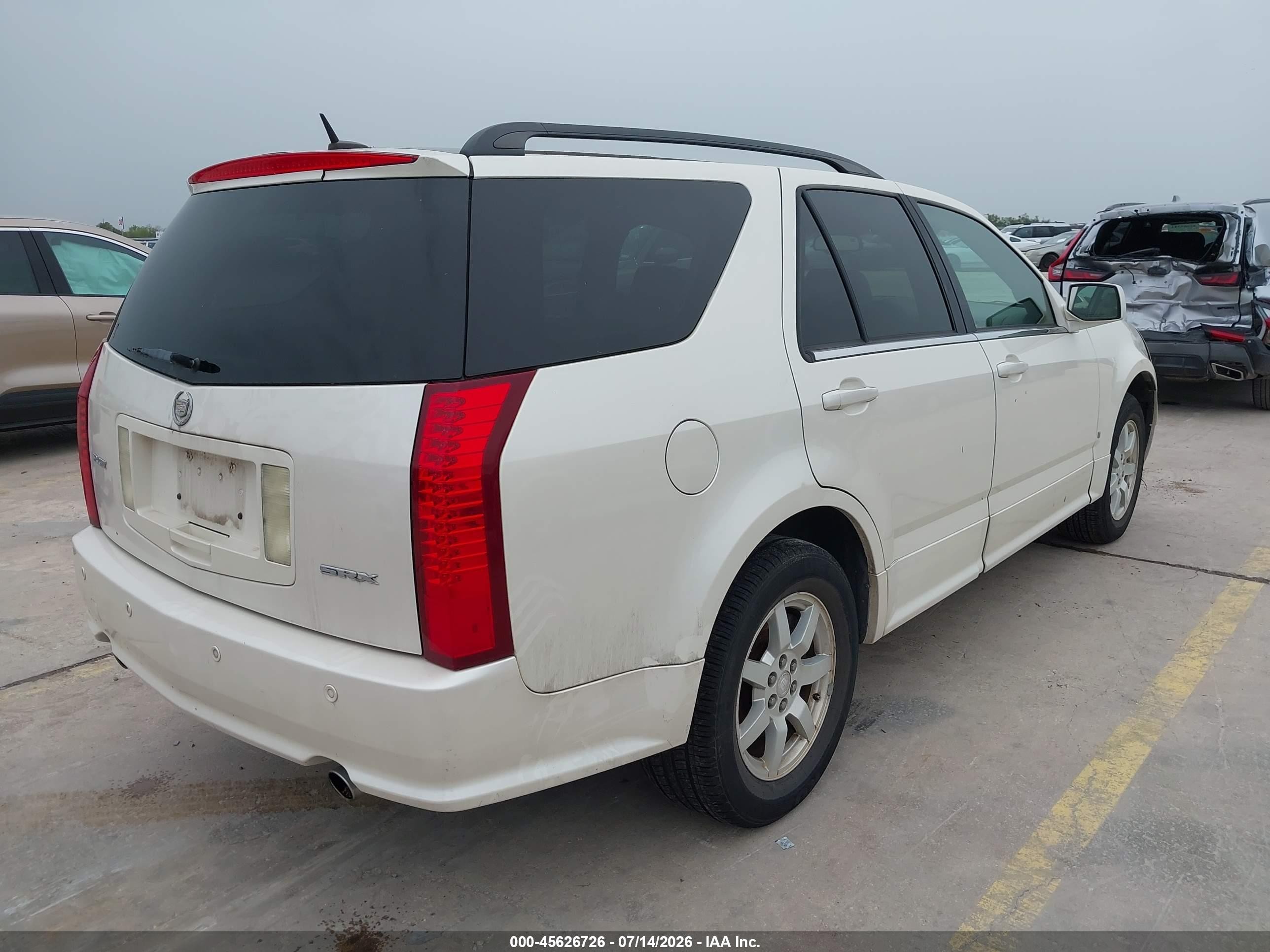 2006 Cadillac Srx V6 White vin: 1GYEE637760190157