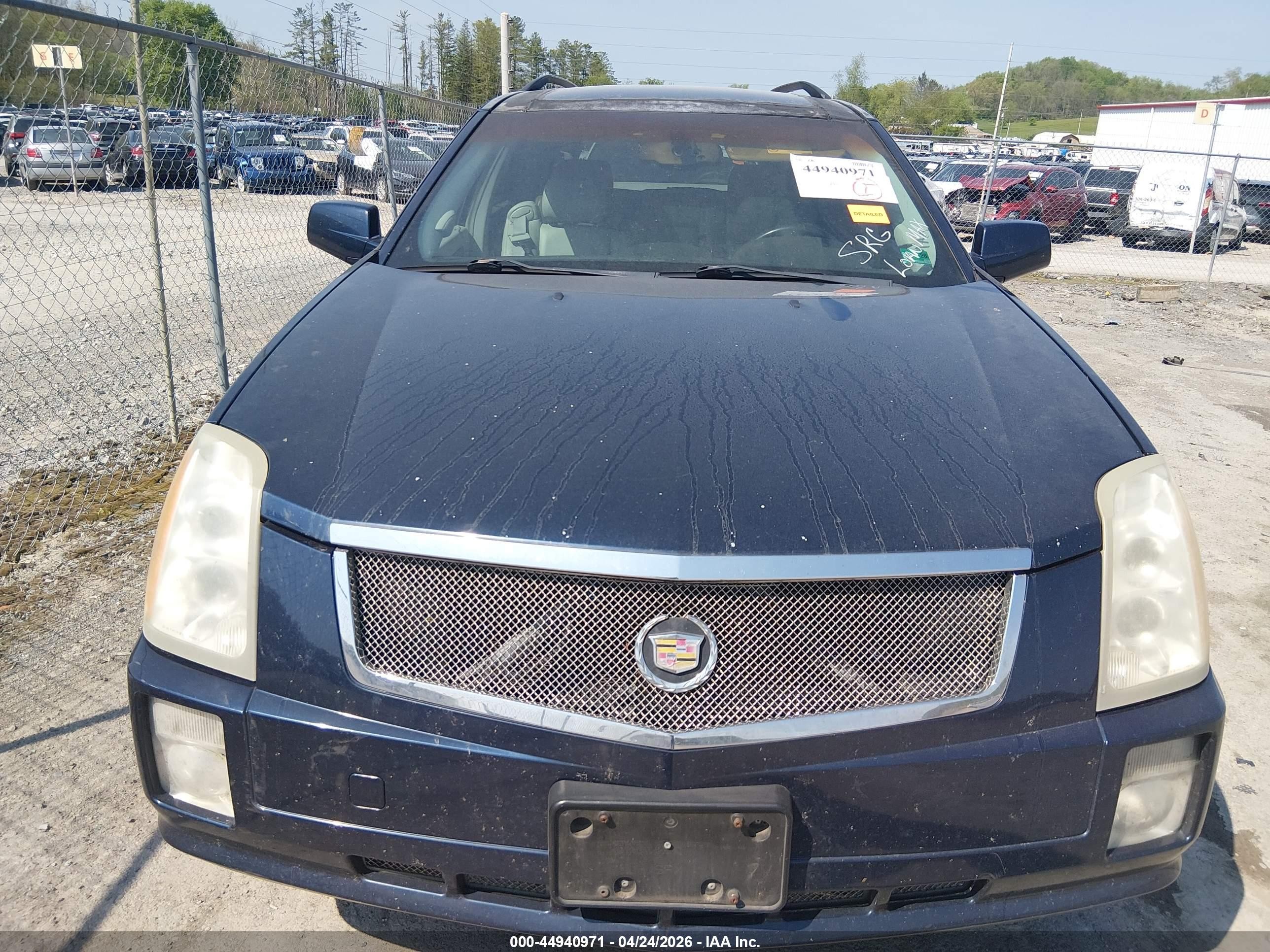 2006 Cadillac Srx V6 Dark Blue vin: 1GYEE637760216580