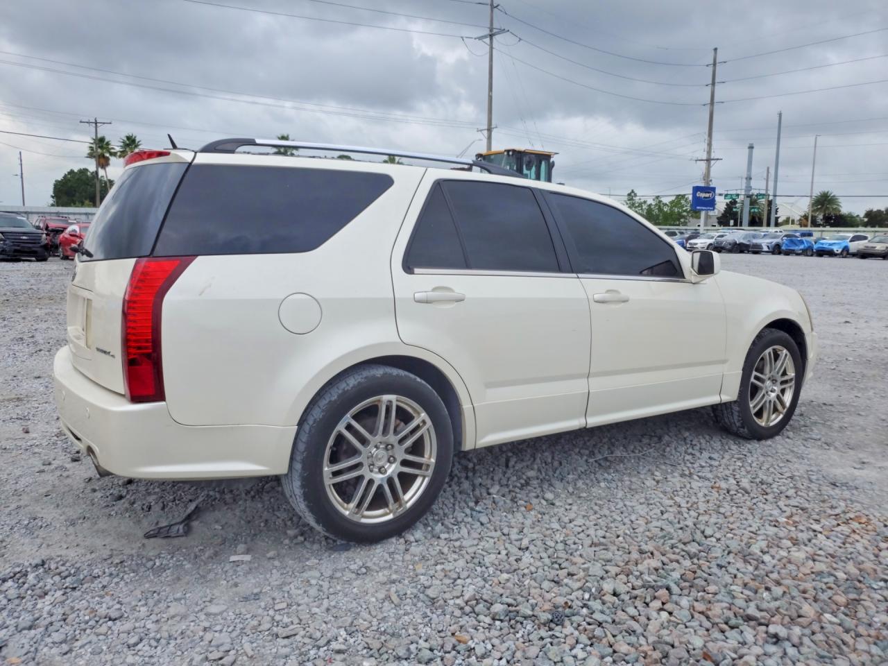 2007 Cadillac Srx White vin: 1GYEE637970165956