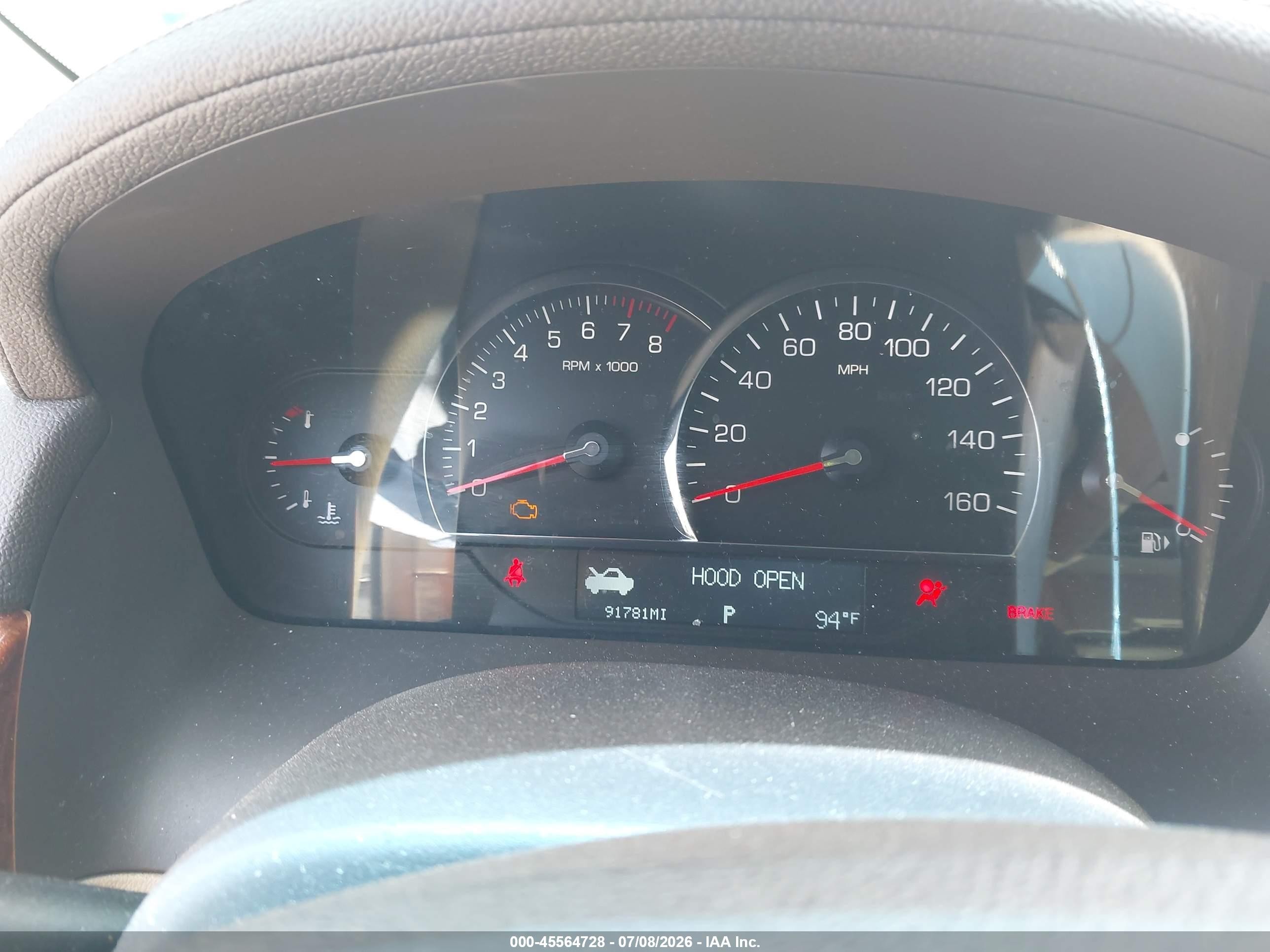 2008 Cadillac Srx Rwd Cream vin: 1GYEE637980112885