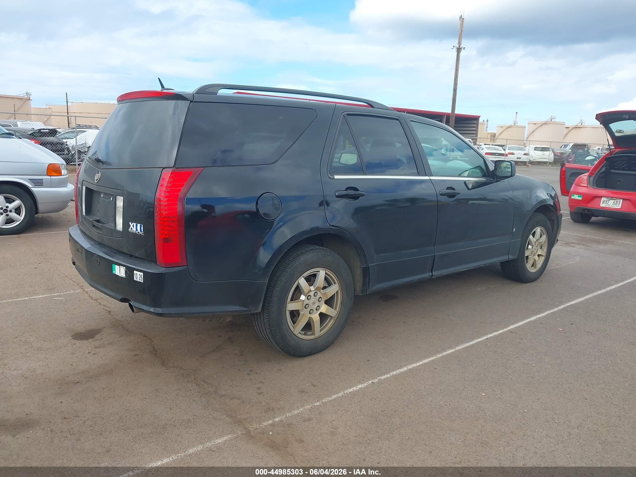 2008 Cadillac Srx V6 Black vin: 1GYEE637980139360