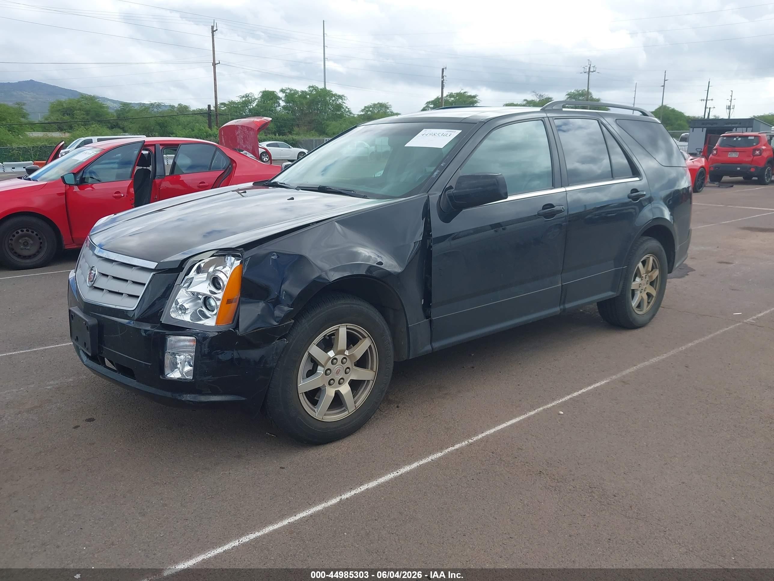 2008 Cadillac Srx V6 Black vin: 1GYEE637980139360