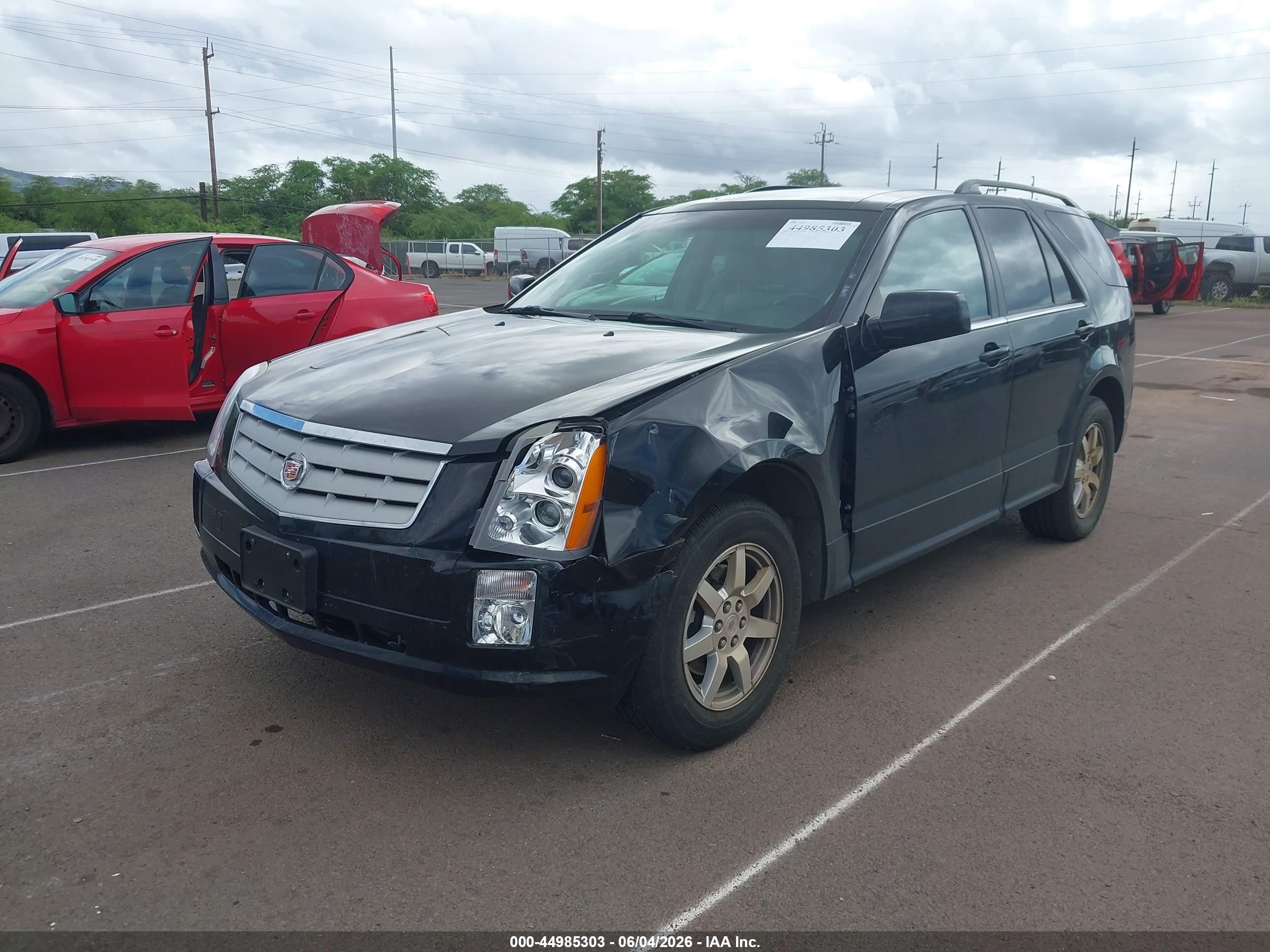 2008 Cadillac Srx V6 Black vin: 1GYEE637980139360