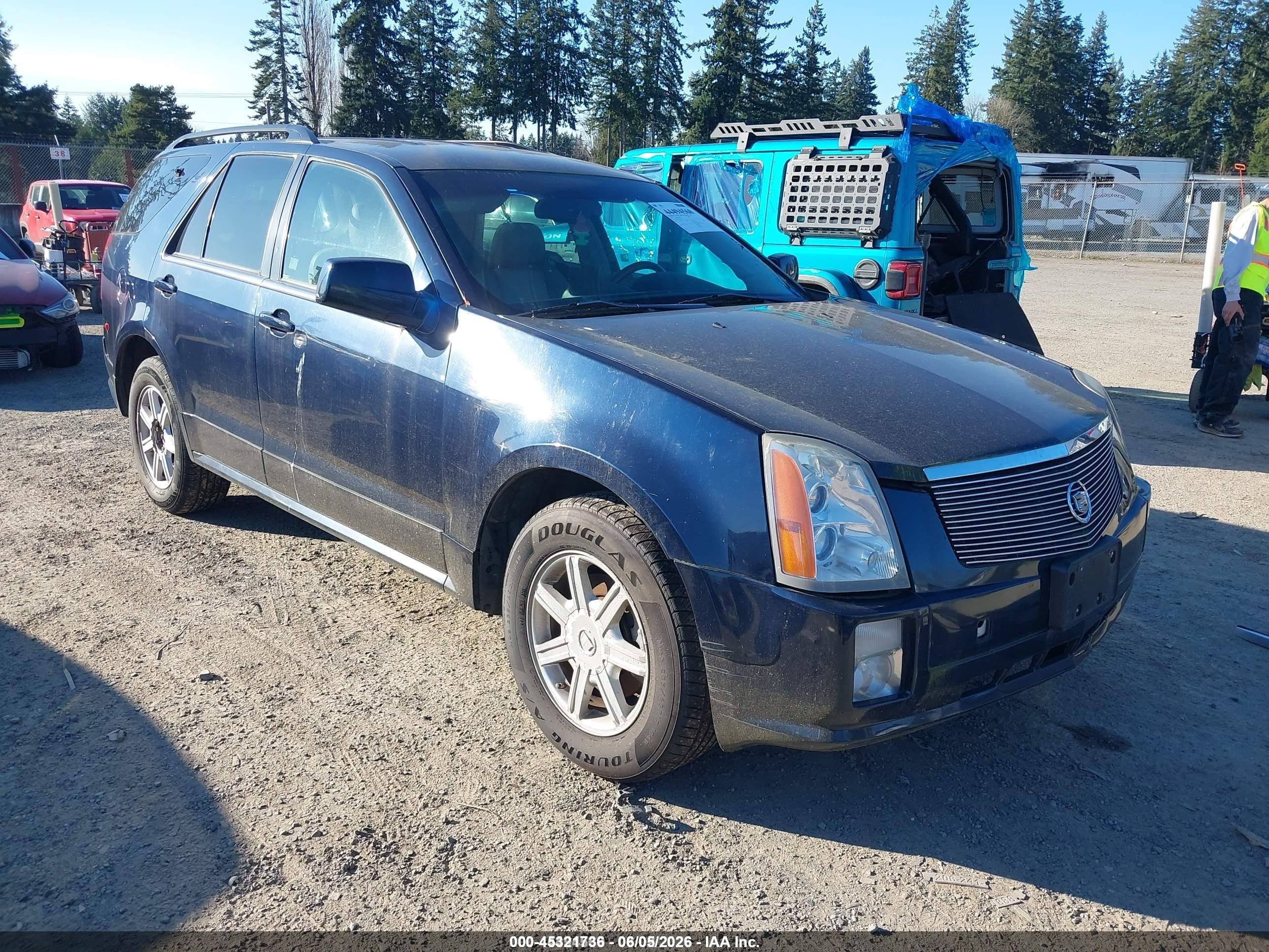 2004 Cadillac Srx Standard Blue vin: 1GYEE637X40160339