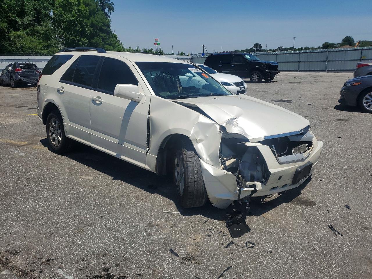 2006 Cadillac Srx White vin: 1GYEE637X60129238