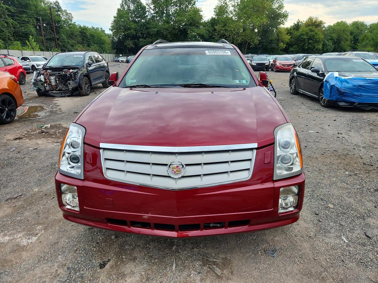 2006 Cadillac Srx Burgundy vin: 1GYEE637X60214015