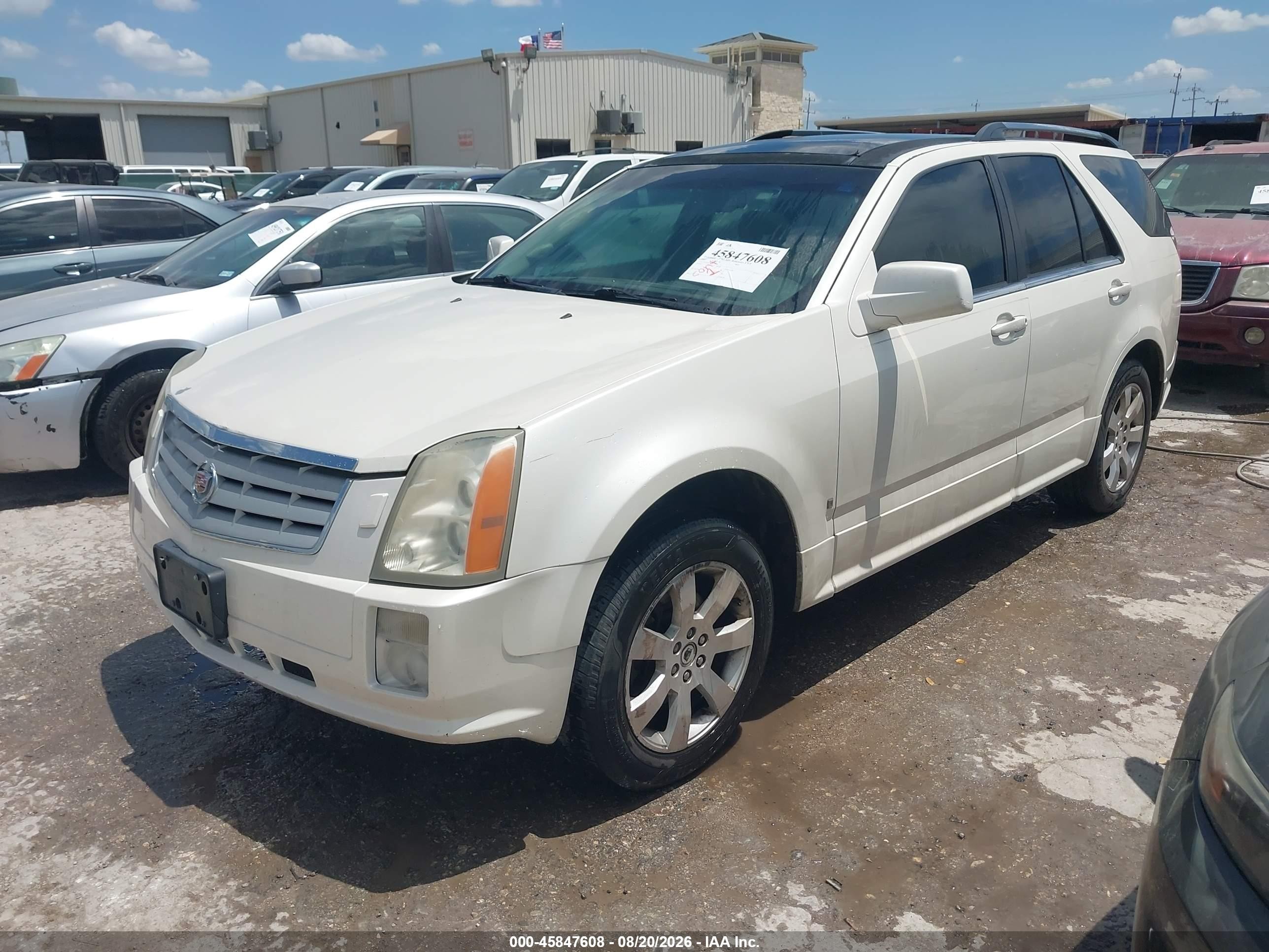 2007 Cadillac Srx V8 White vin: 1GYEE63A270139534